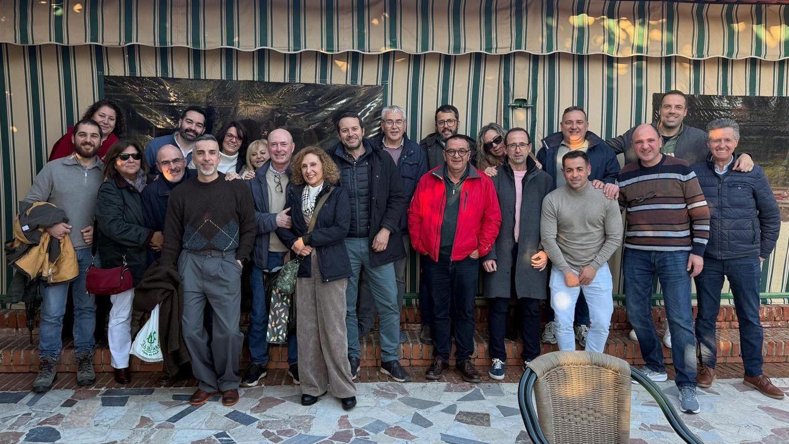 Sus compañeros le organizaron un almuerzo homenaje en La Rufana.