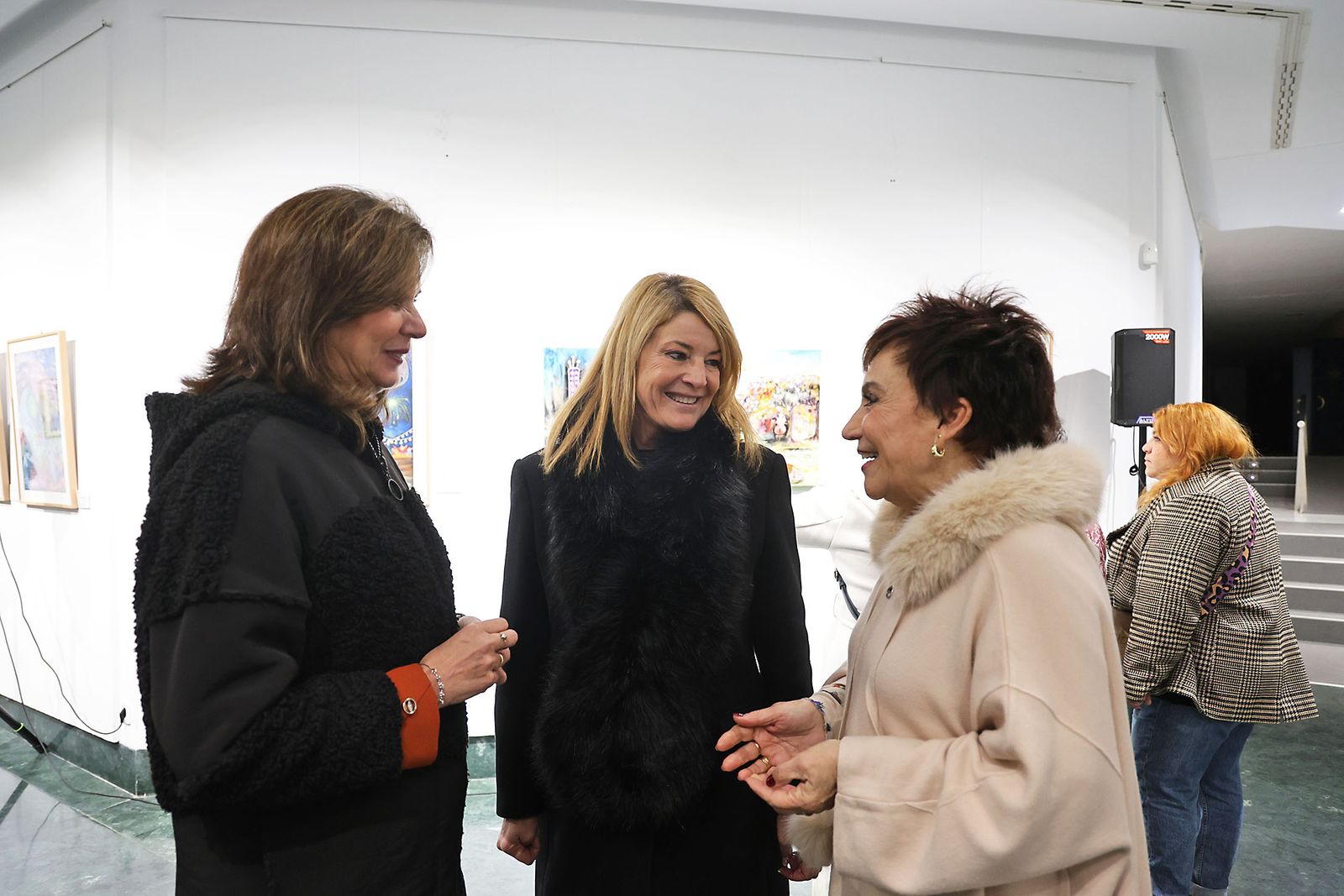 Fotografías de la inauguración de la exposición ‘Amigos’ de Antonia María Peralto