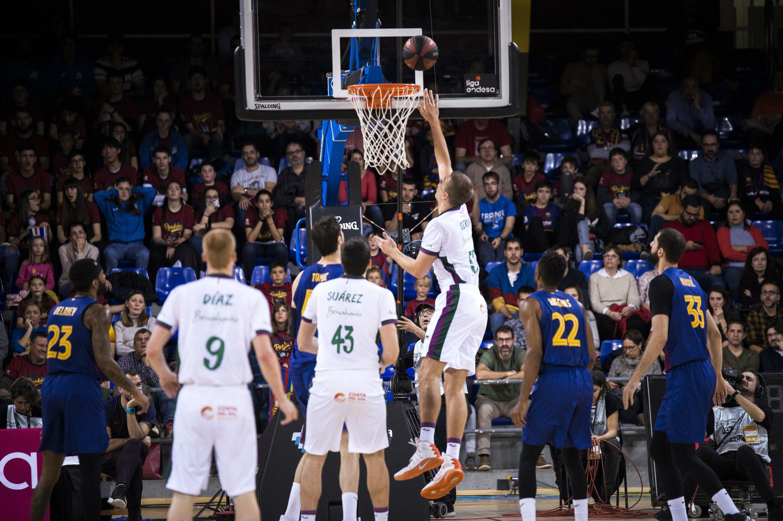 El Barcelona-Unicaja, en fotos