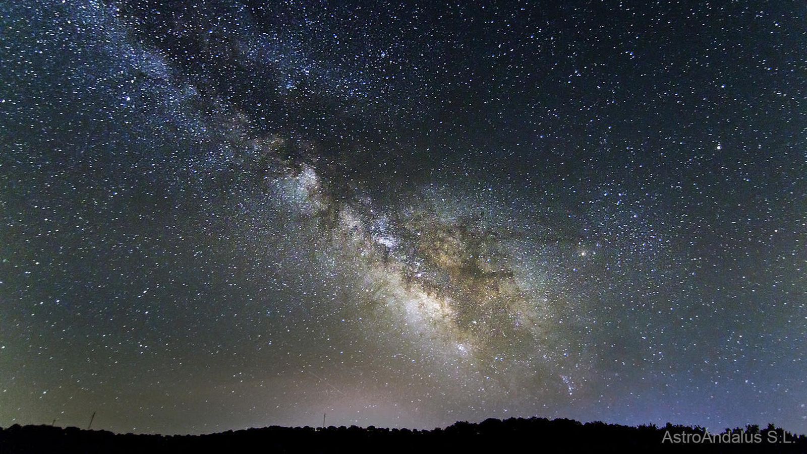 La Vía Láctea en el cielo de Sierra Morena.