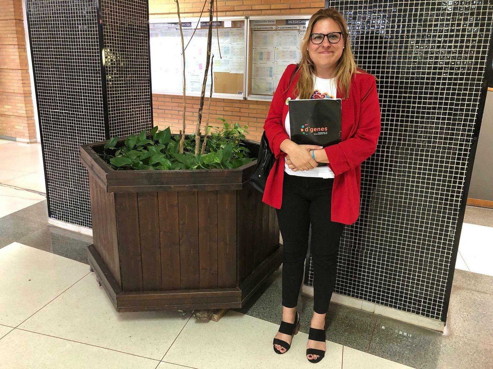 Silvia García momentos después de la entrevista con este diario en Málaga