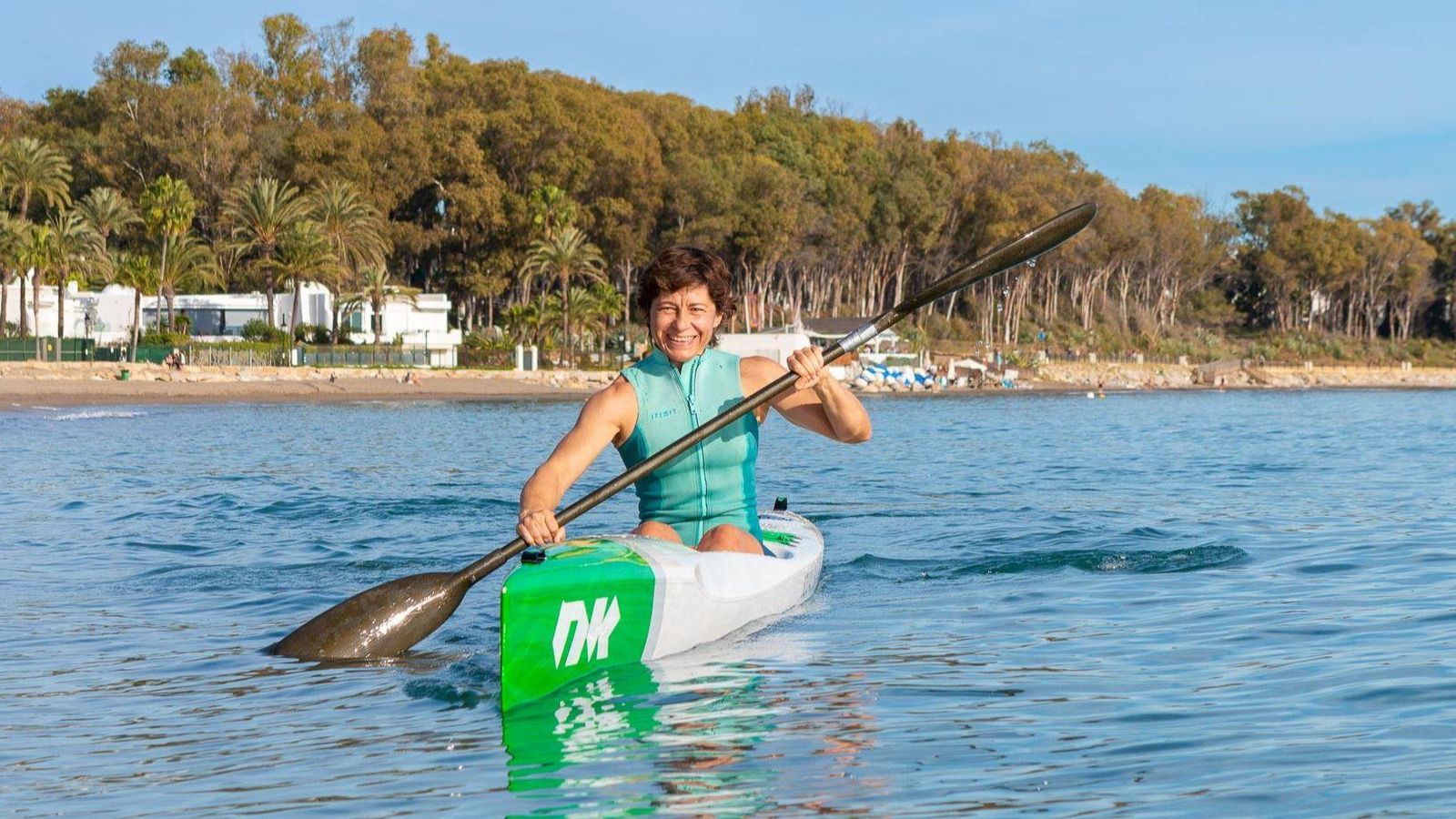 Rosa en las costas de Marbella