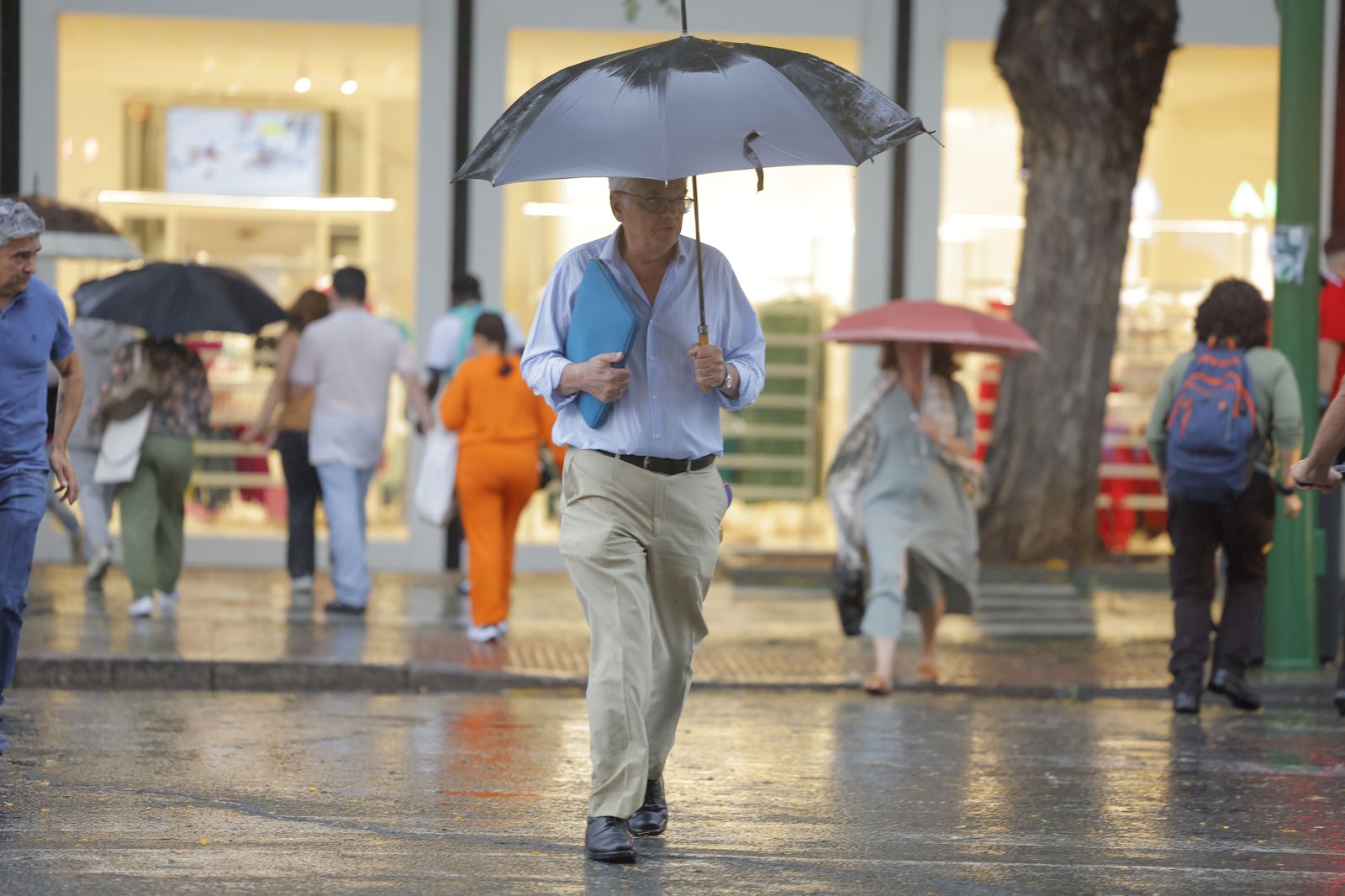 las imágenes de la lluvia en Sevilla