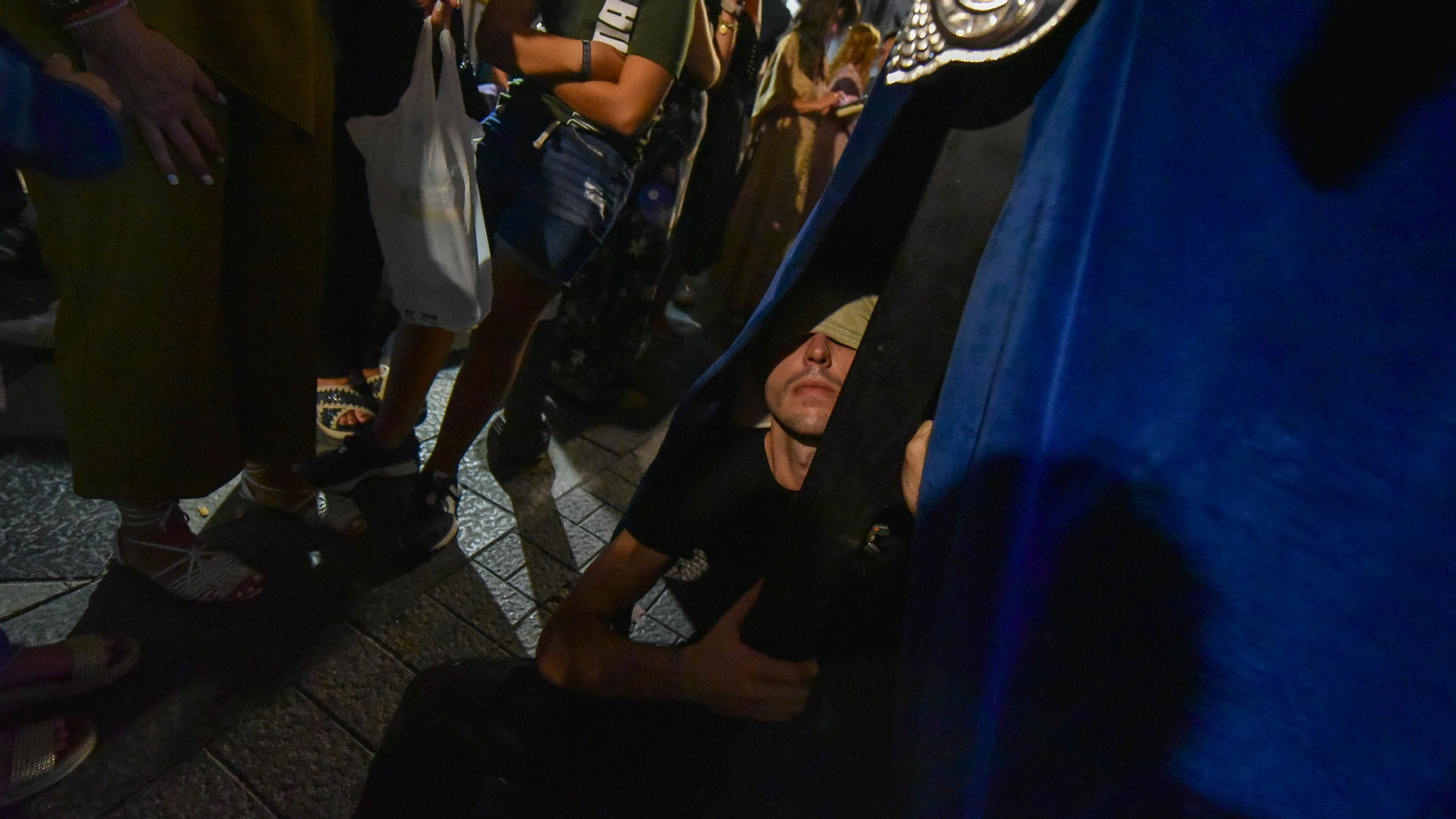La Magna Mariana de Algeciras por la calle Convento, en imagenes