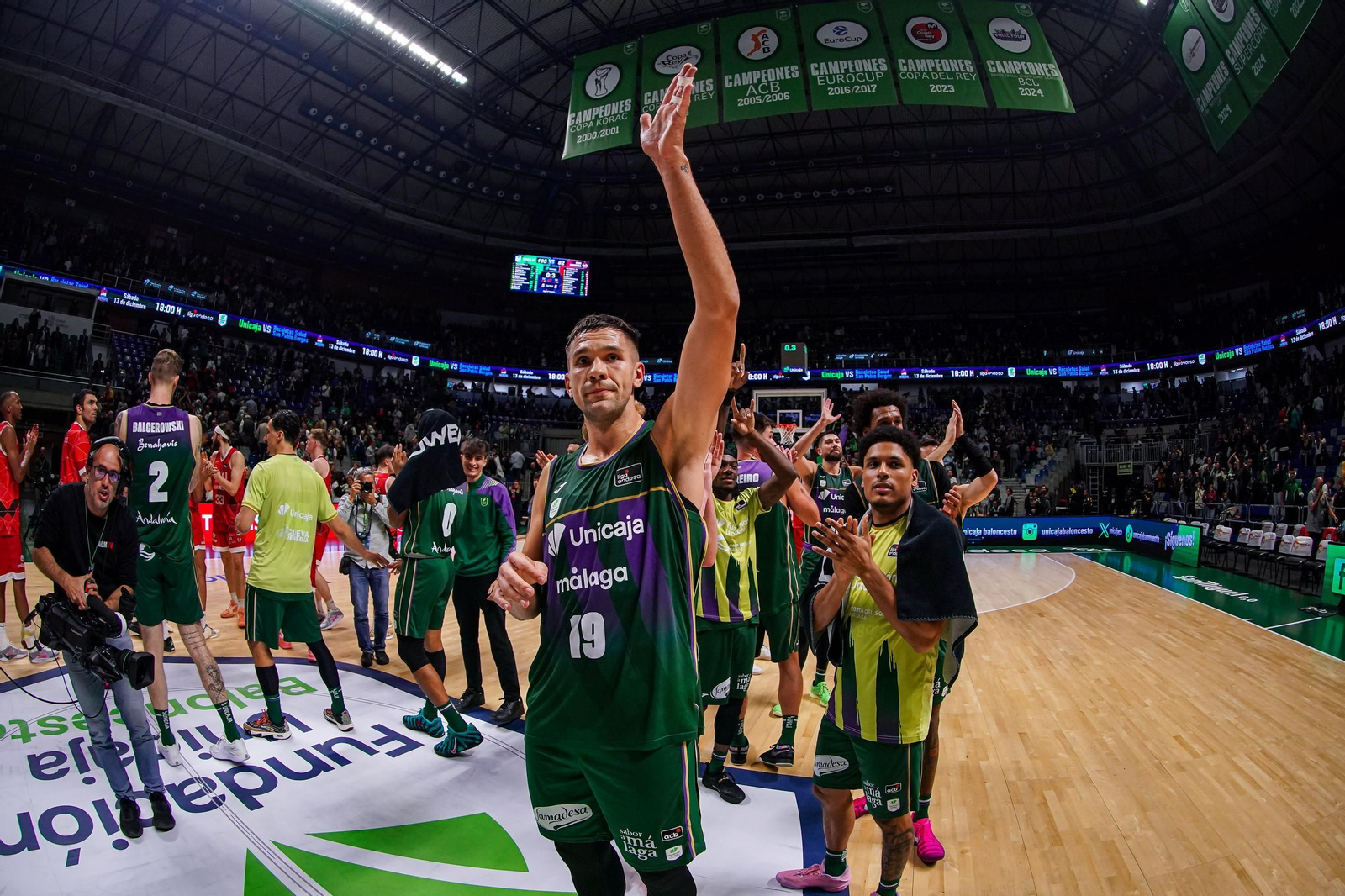 El Unicaja-Baxi Manresa, en fotos
