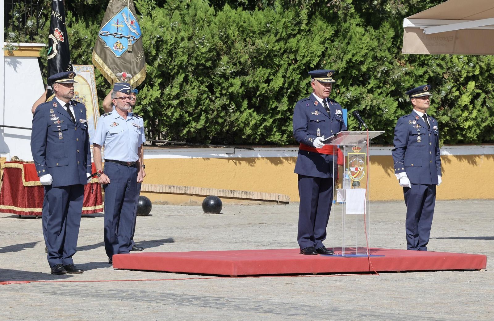 Toma de posesióndel coronel Luis Alberto Parallé