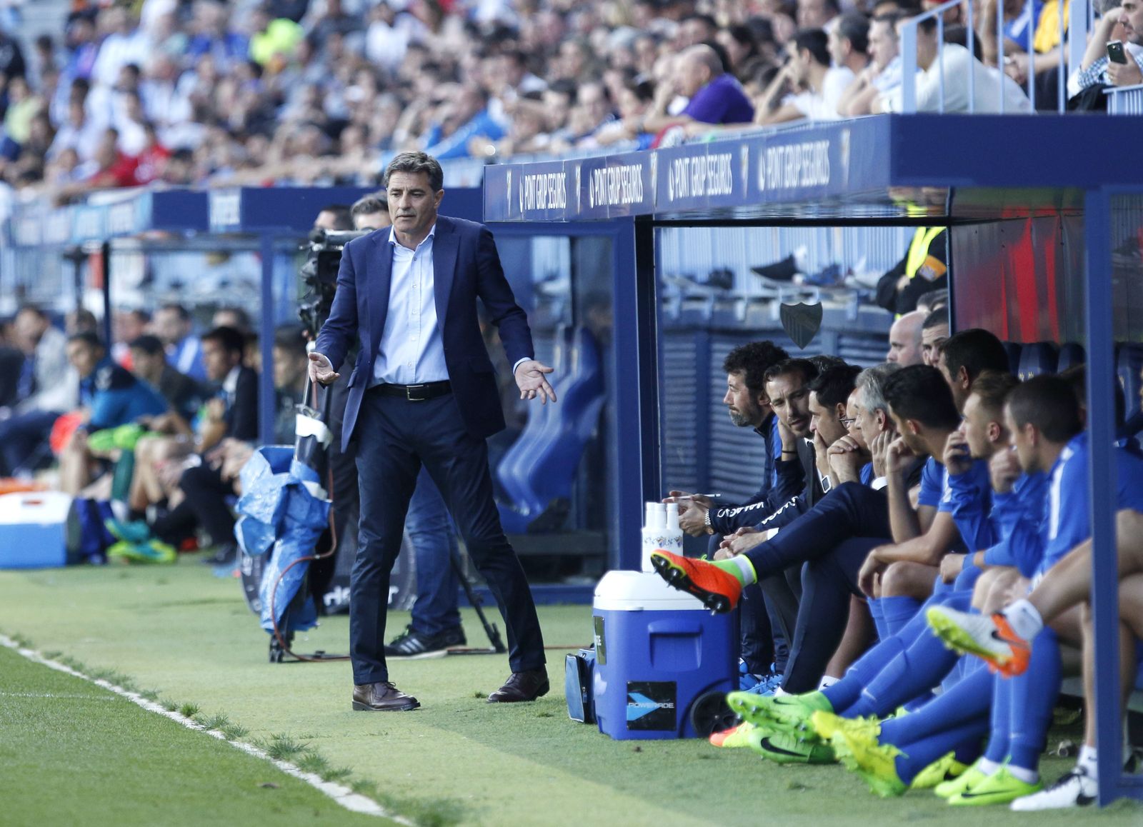 Las imágenes del Málaga-Alavés