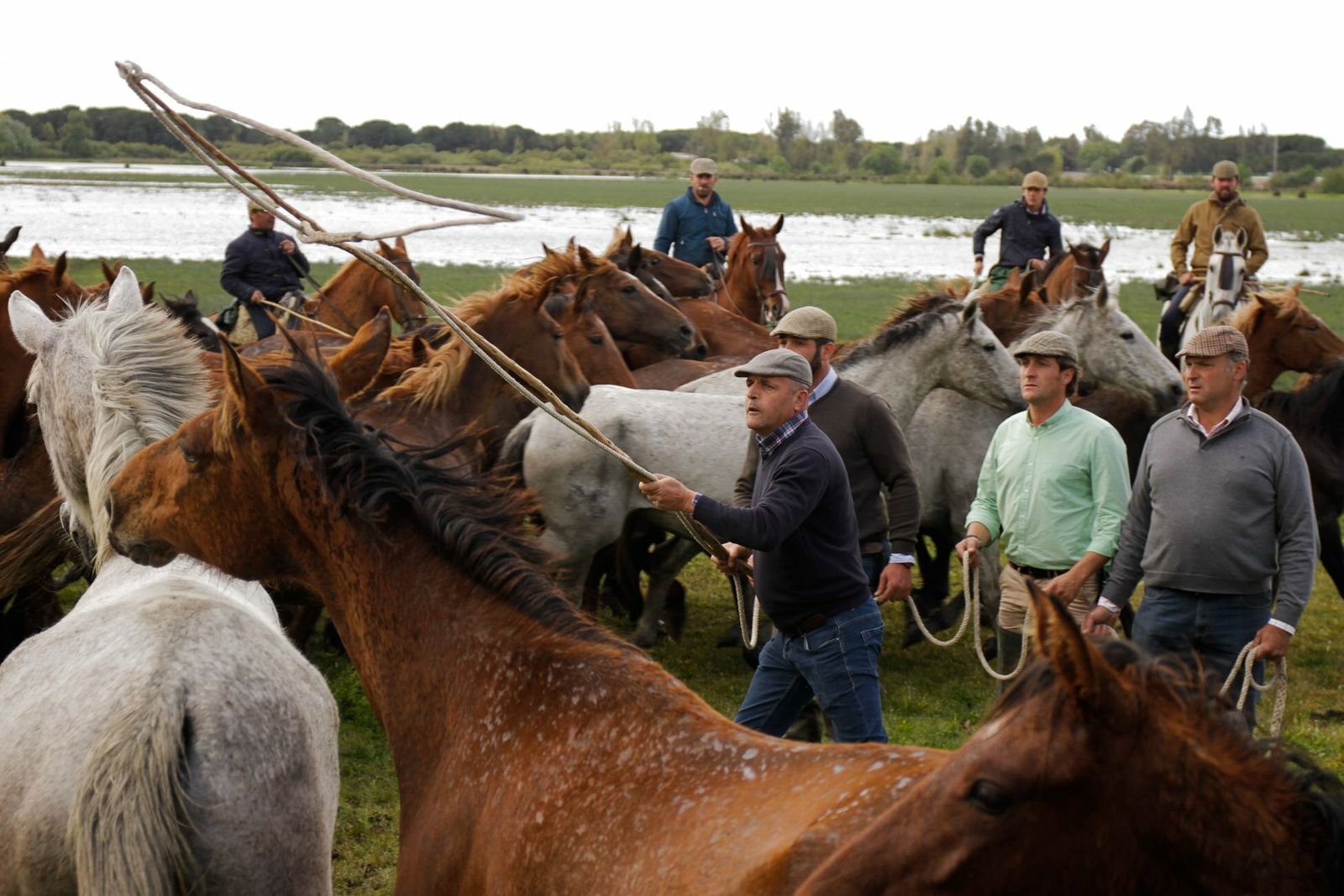 Recreación de la Saca de las Yeguas.