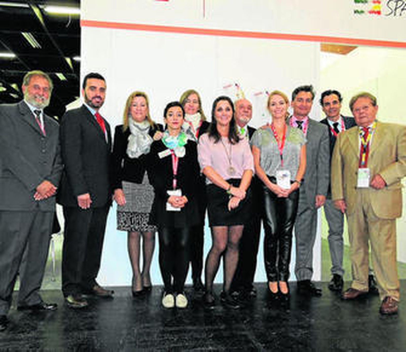 Varios de los participantes en la misión de la Cámara, esta semana en Alemania.