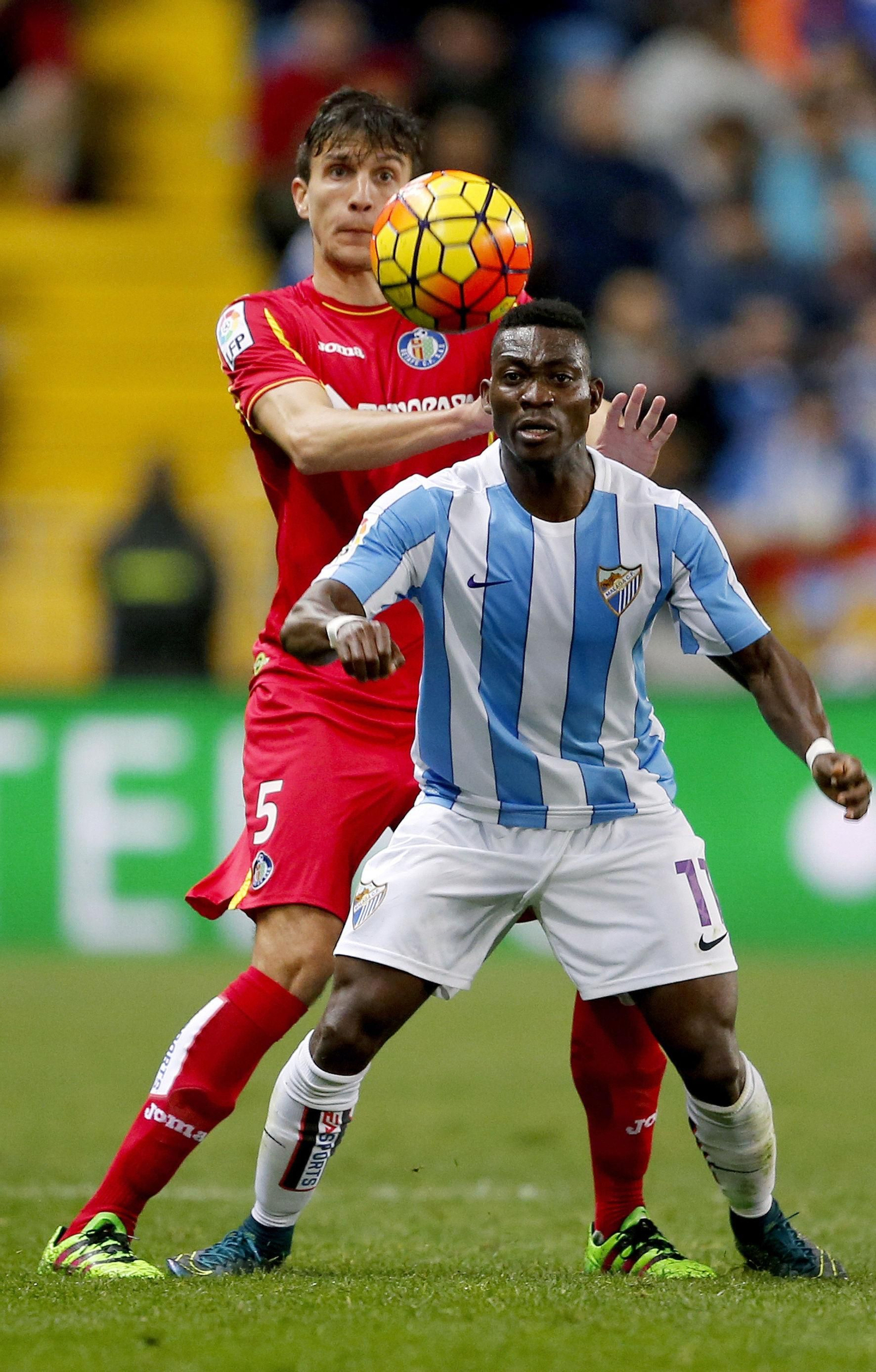 La etapa de Christian Atsu en el Málaga CF, en imágenes