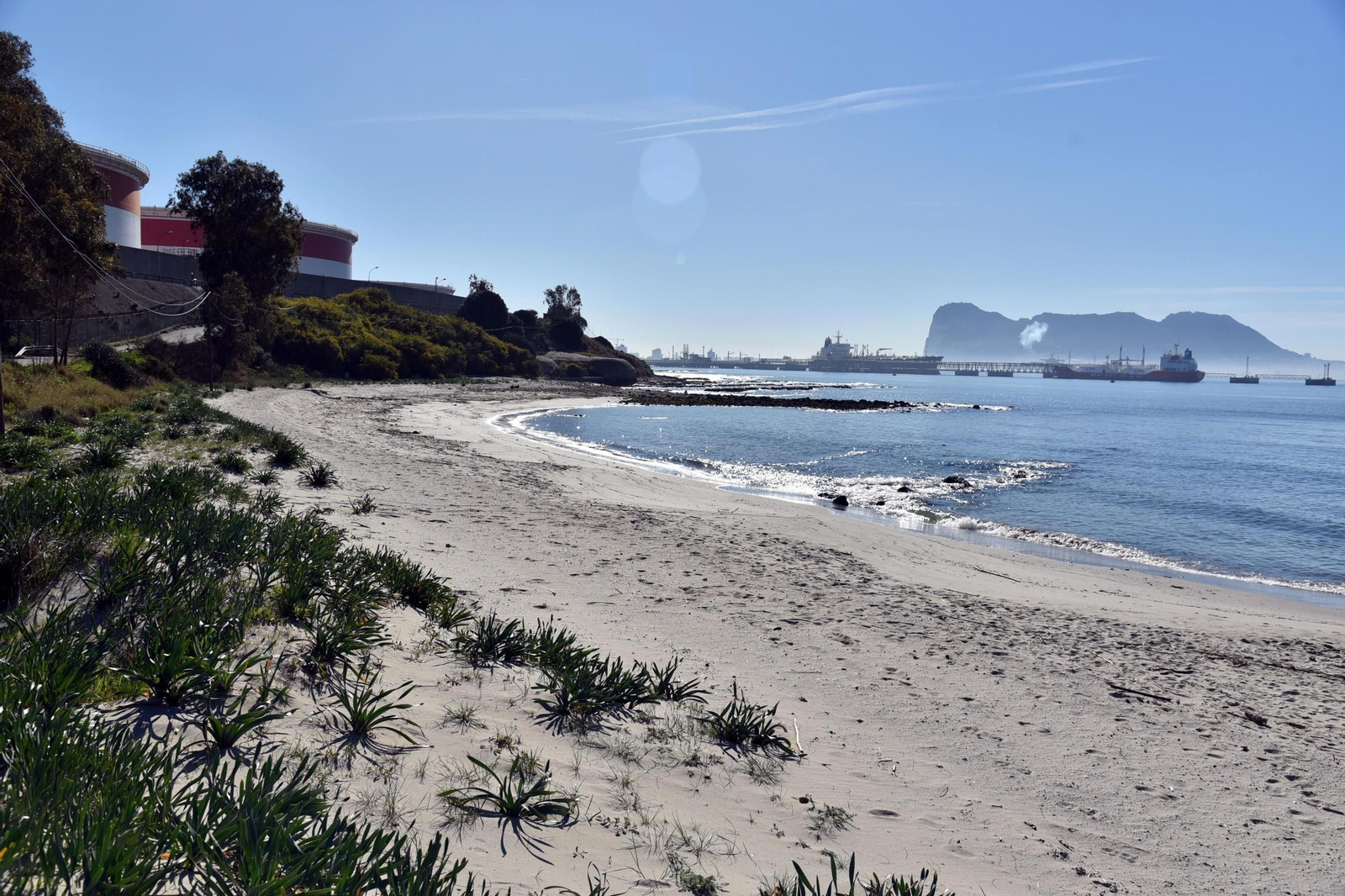 La playa de Guadarranque.