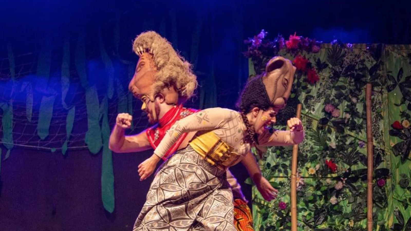 Un momento del tributo musical de El Rey León. Un momento del tributo musical de El Rey León.