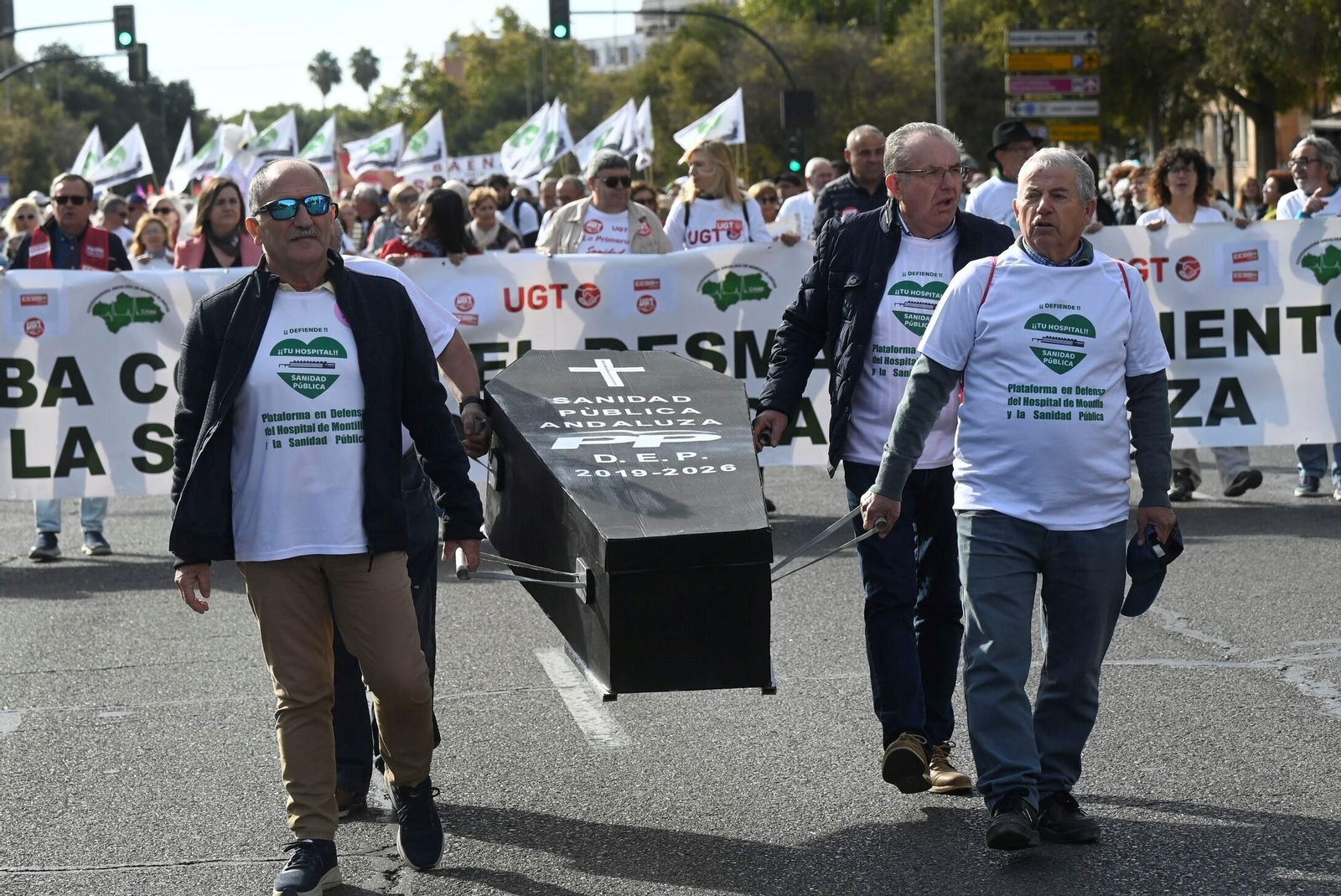 La manifestación en defensa de la sanidad pública en Córdoba