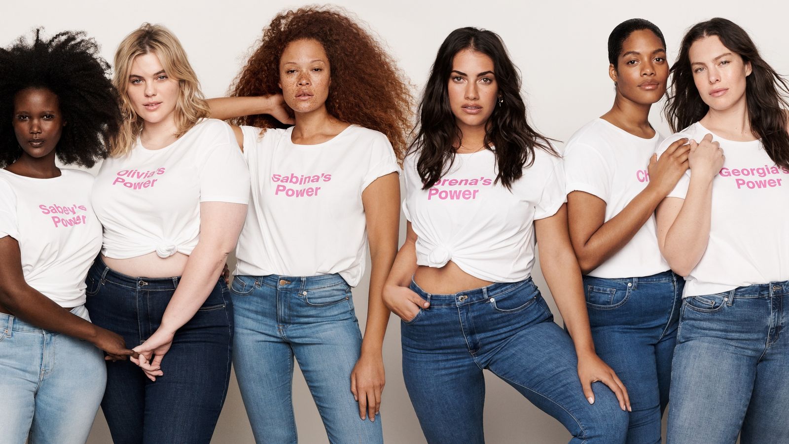 Lovisa, Sabey, Olivia, Sabina, Lorena, Chloe, Georgia y Eva