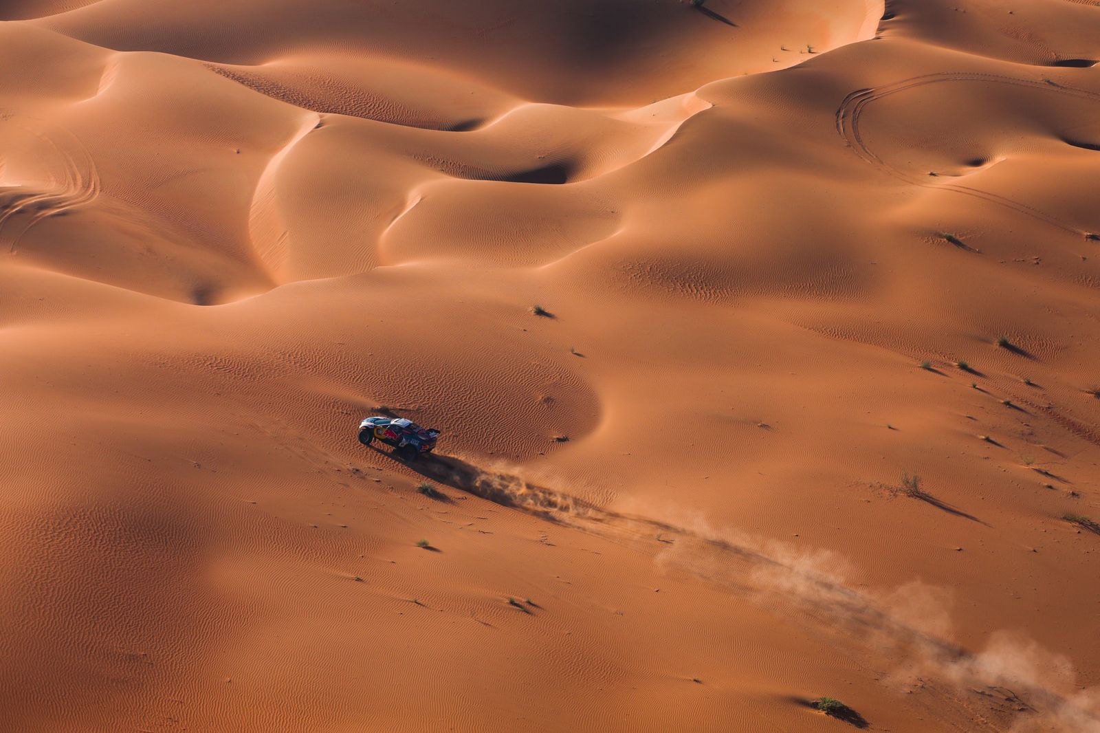 Las mejores fotos del Dakar por las dunas