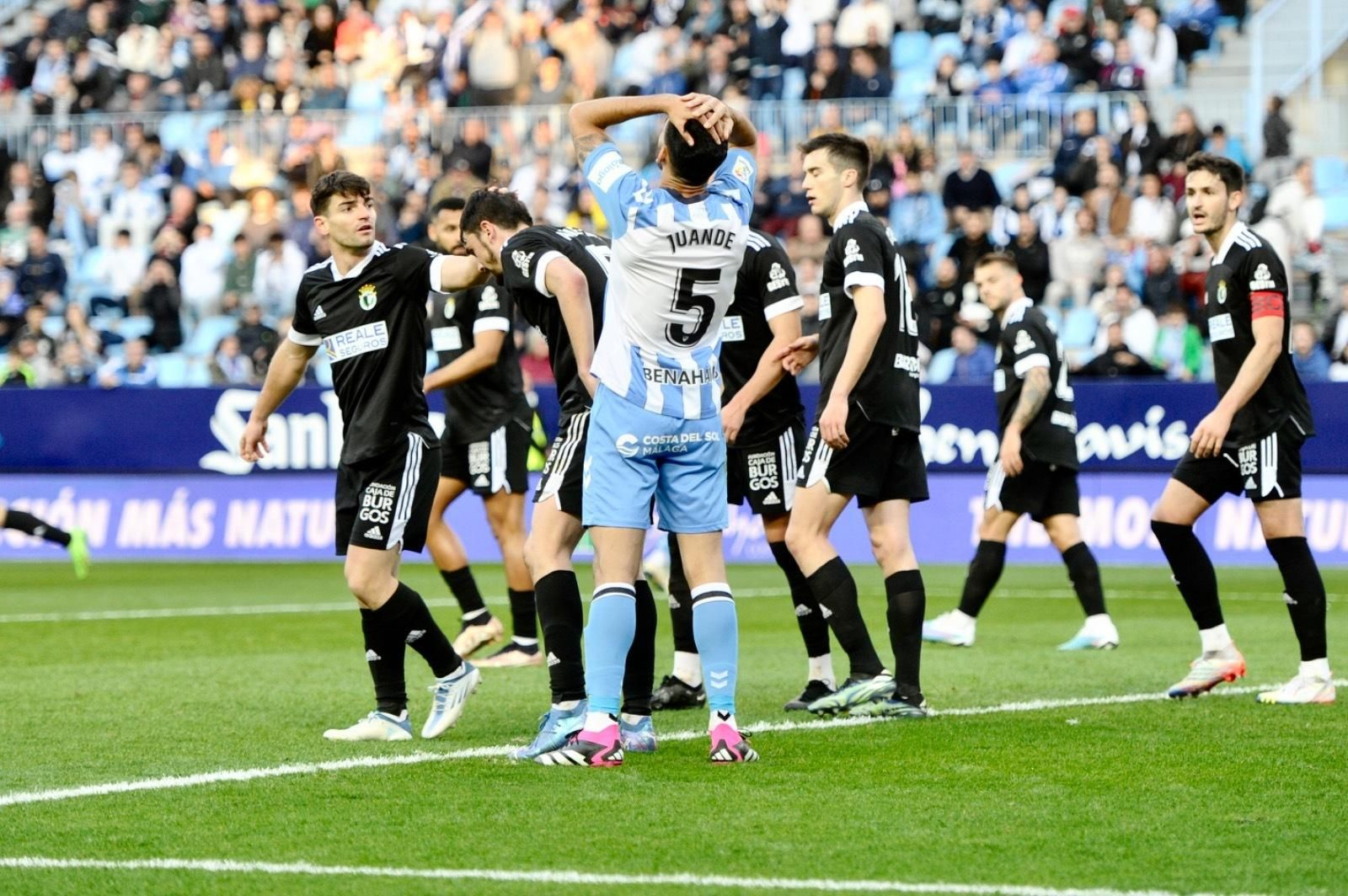 El Málaga CF - Burgos, en fotos