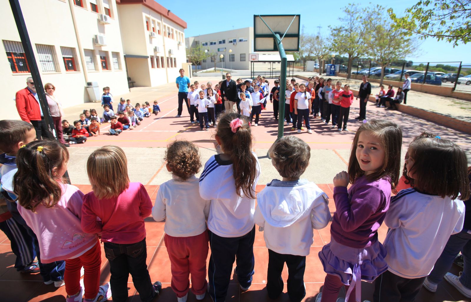 Una imagen de archivo del colegio de Cuartillos.