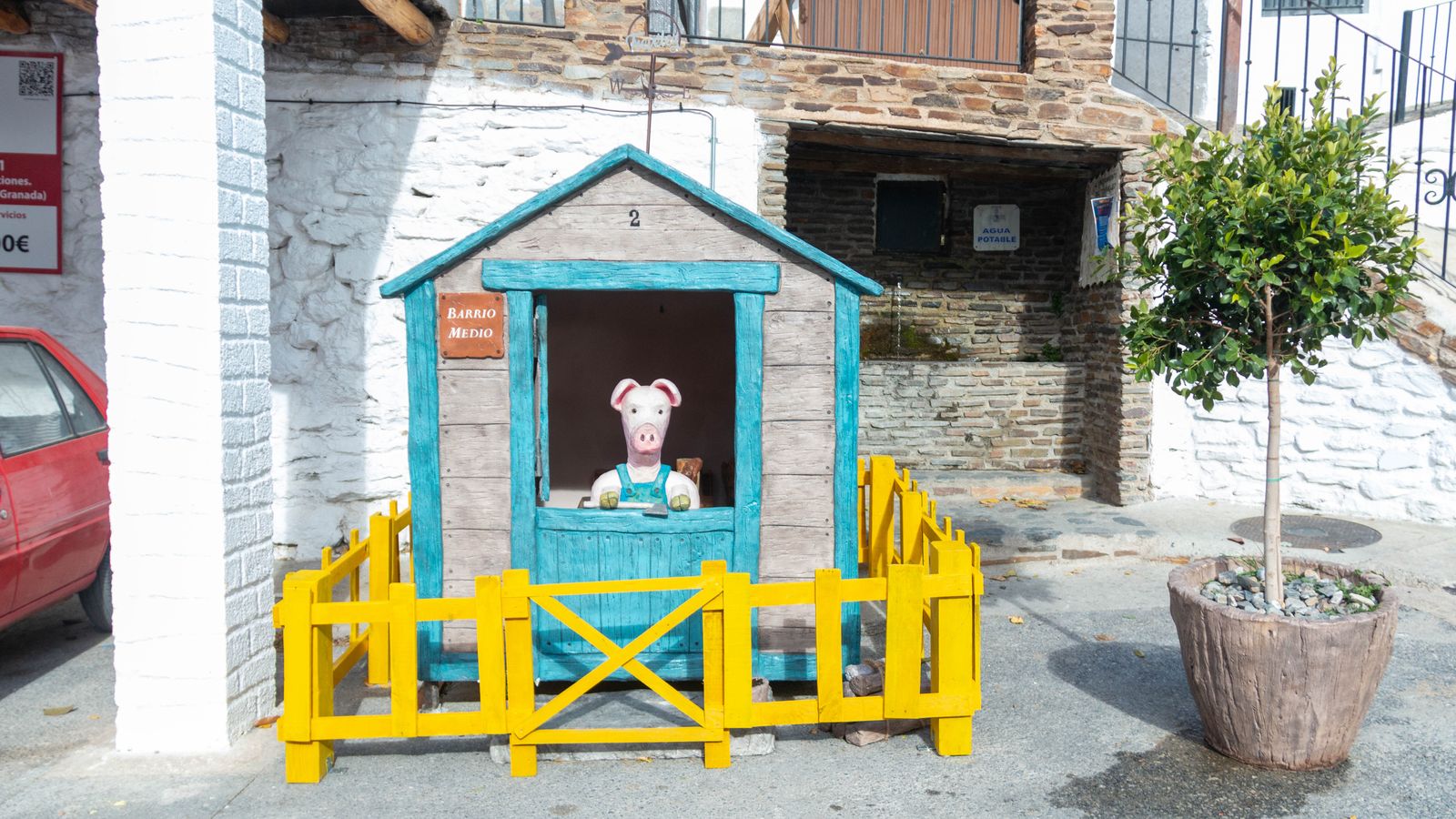 Las casitas están repartidas por los tres barrios