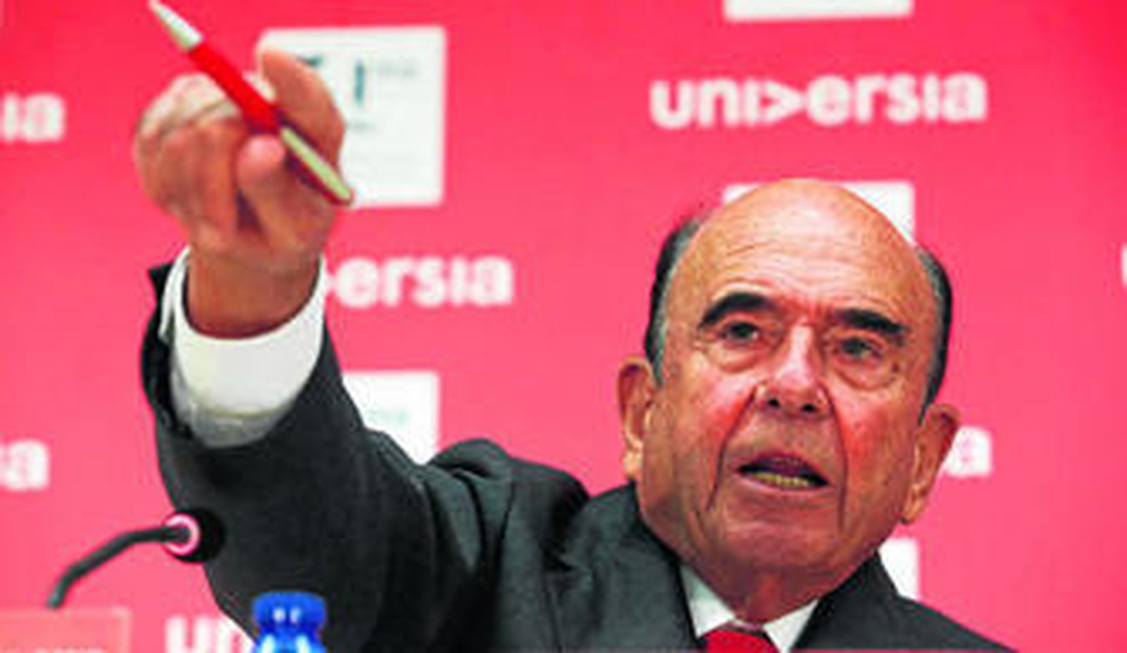El presidente de Banco Santander, Emilio Botín, en una imagen reciente.