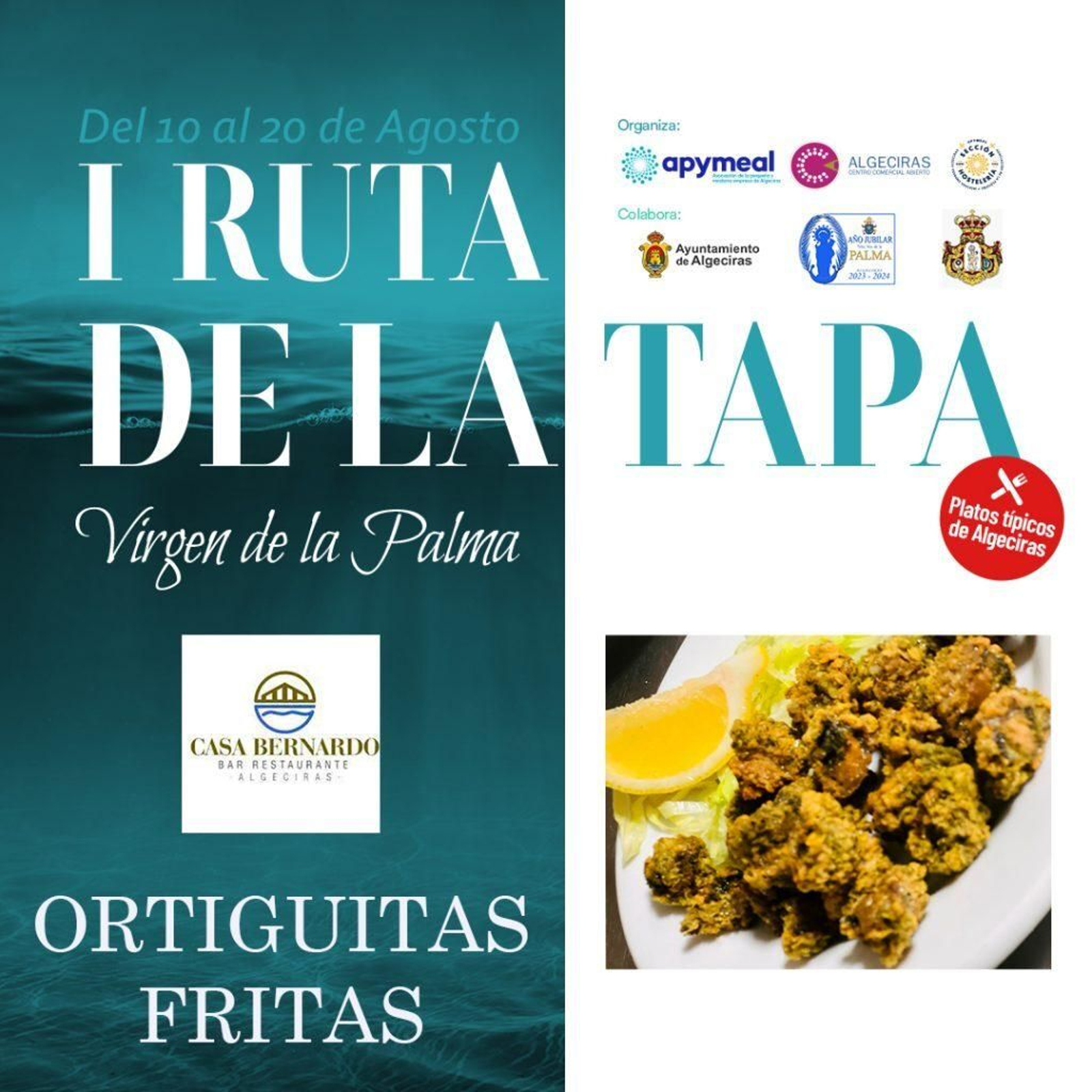 Ortiguitas fritas. Casa Bernardo.