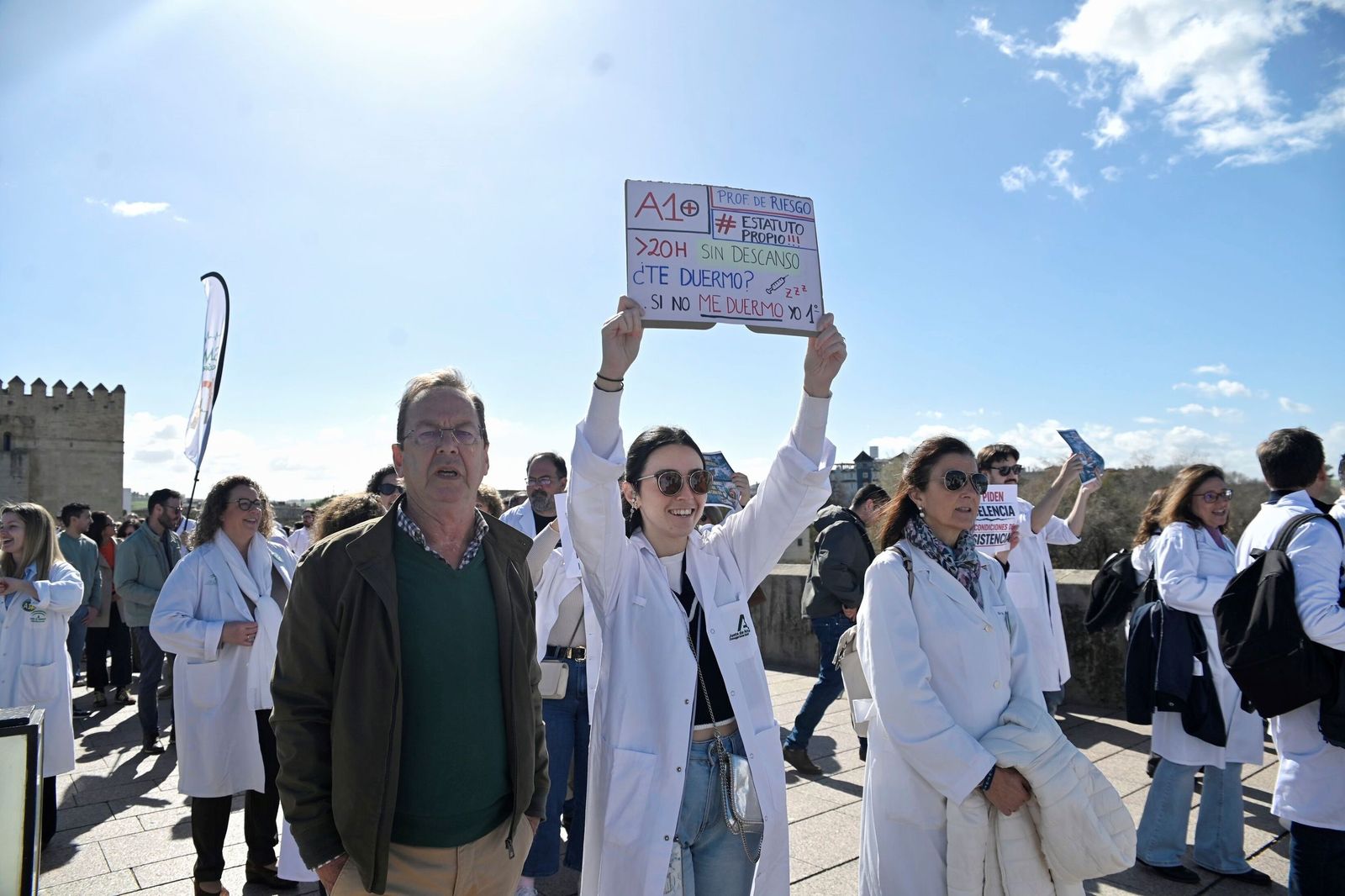 La Marcha de Batas Blancas de los Médicos de Córdoba