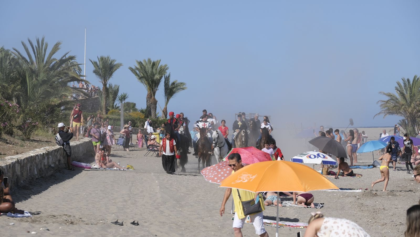 Imágenes del Torneo Medieval en la Playa del Lance. Moros y Cristianos de Mojácar