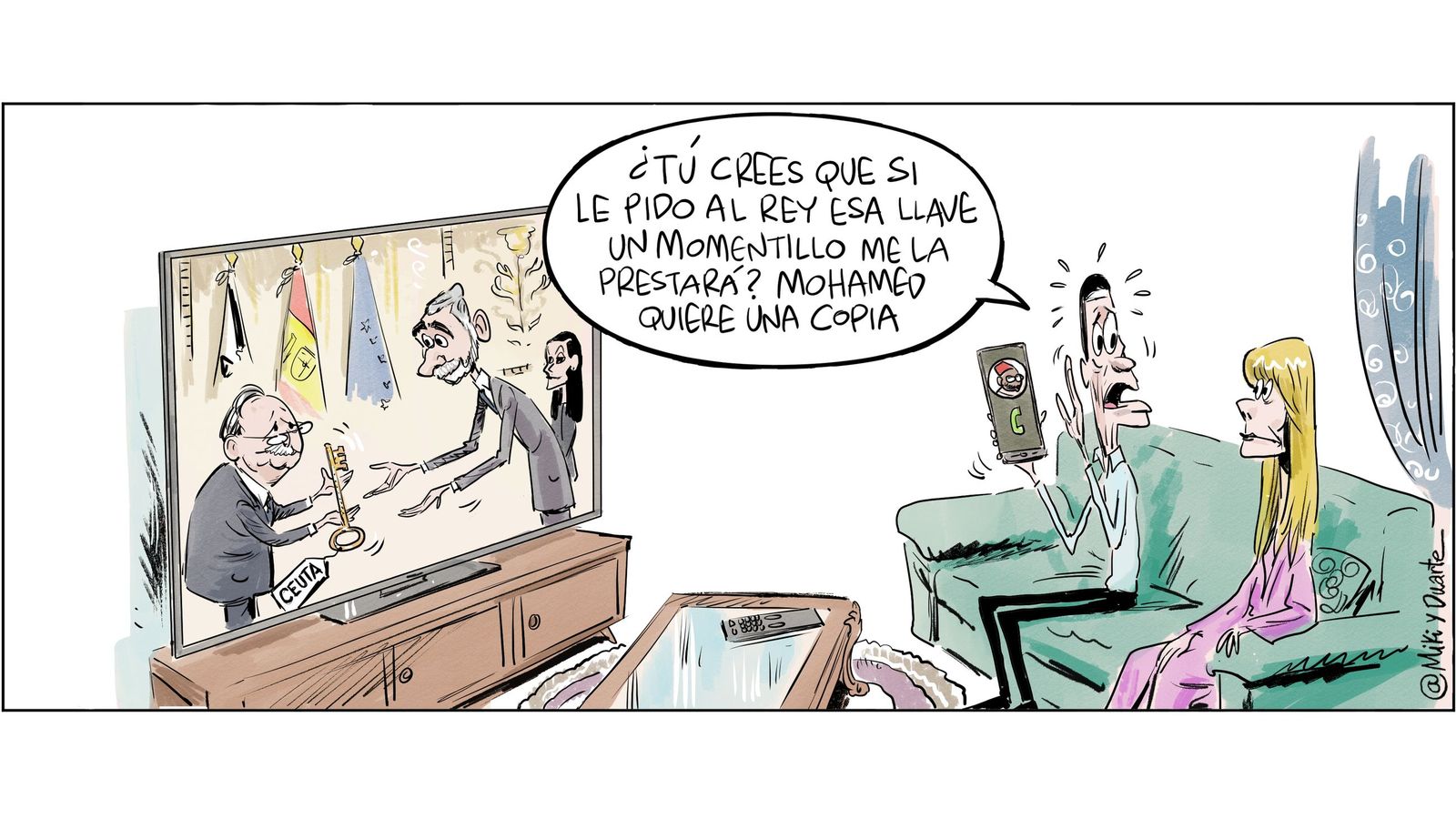 Los Reyes visitan Ceuta