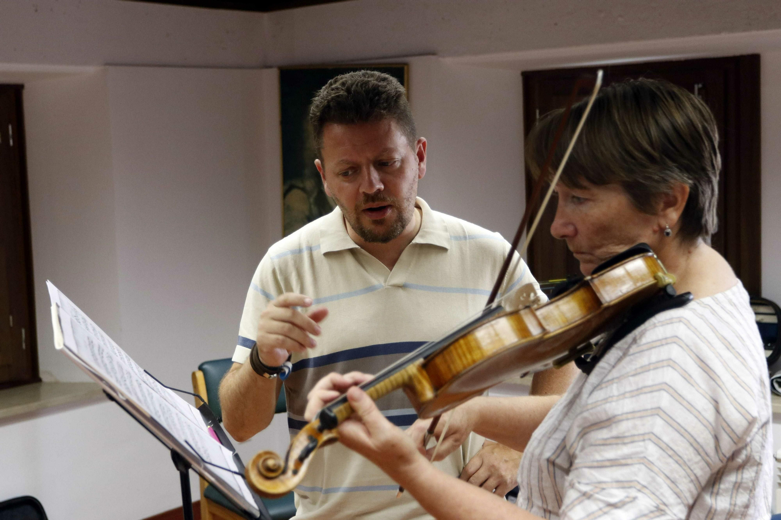 Fotogalería del taller de Orquesta Barroca