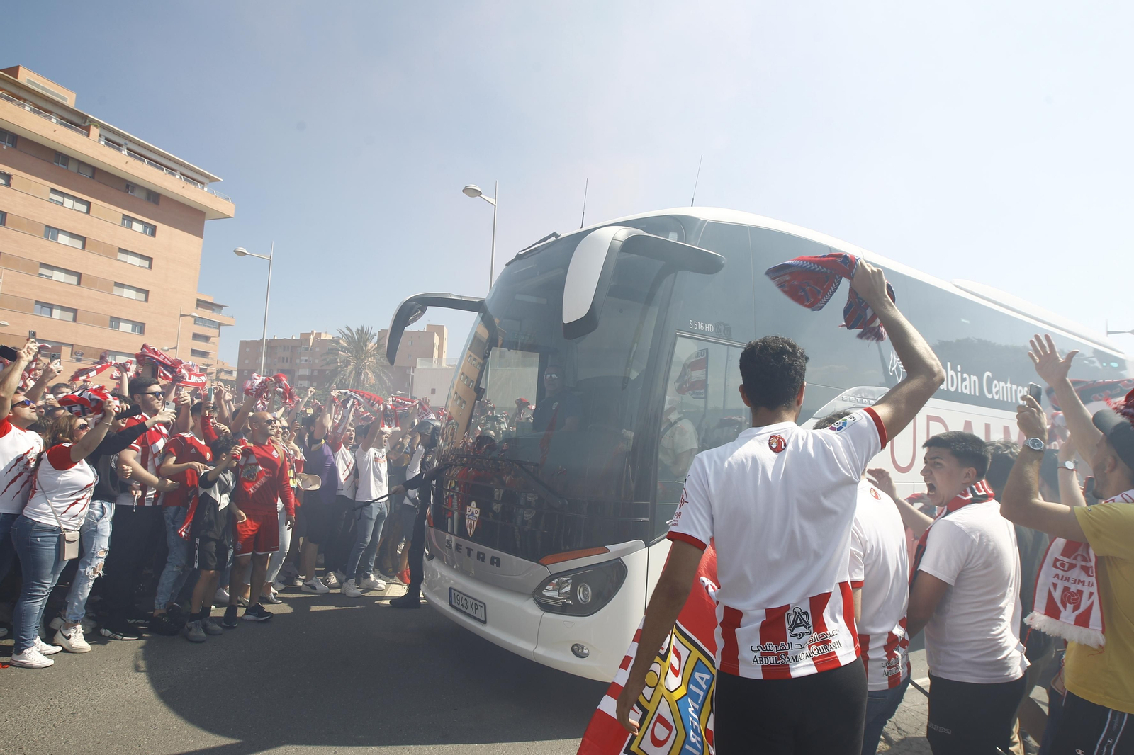 Imágenes del partido U.D. Almería-S.D. Amorebieta