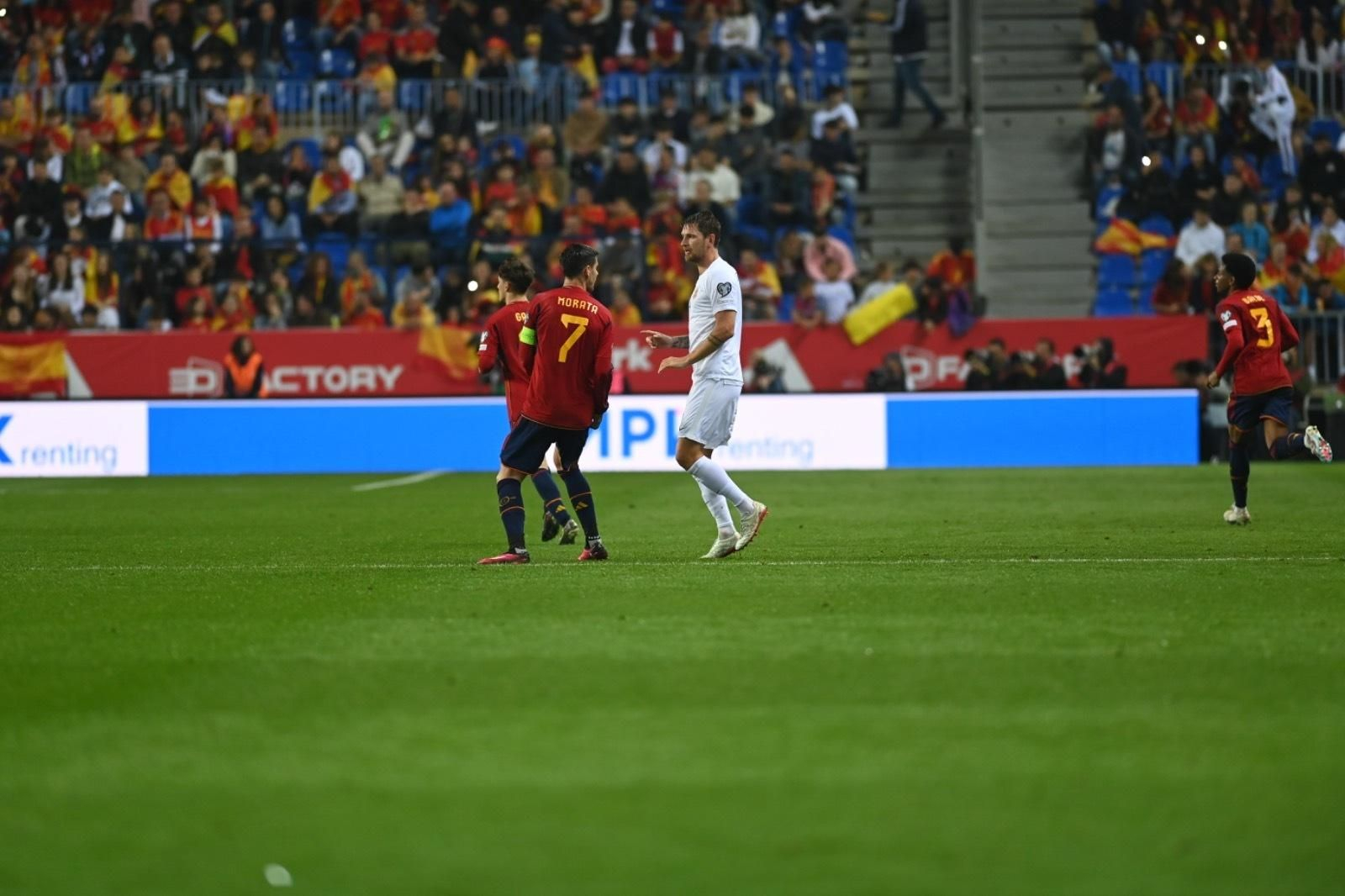 El España-Noruega de Málaga, en fotos