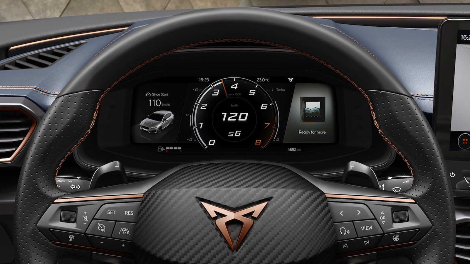 Interior del nuevo Cupra León