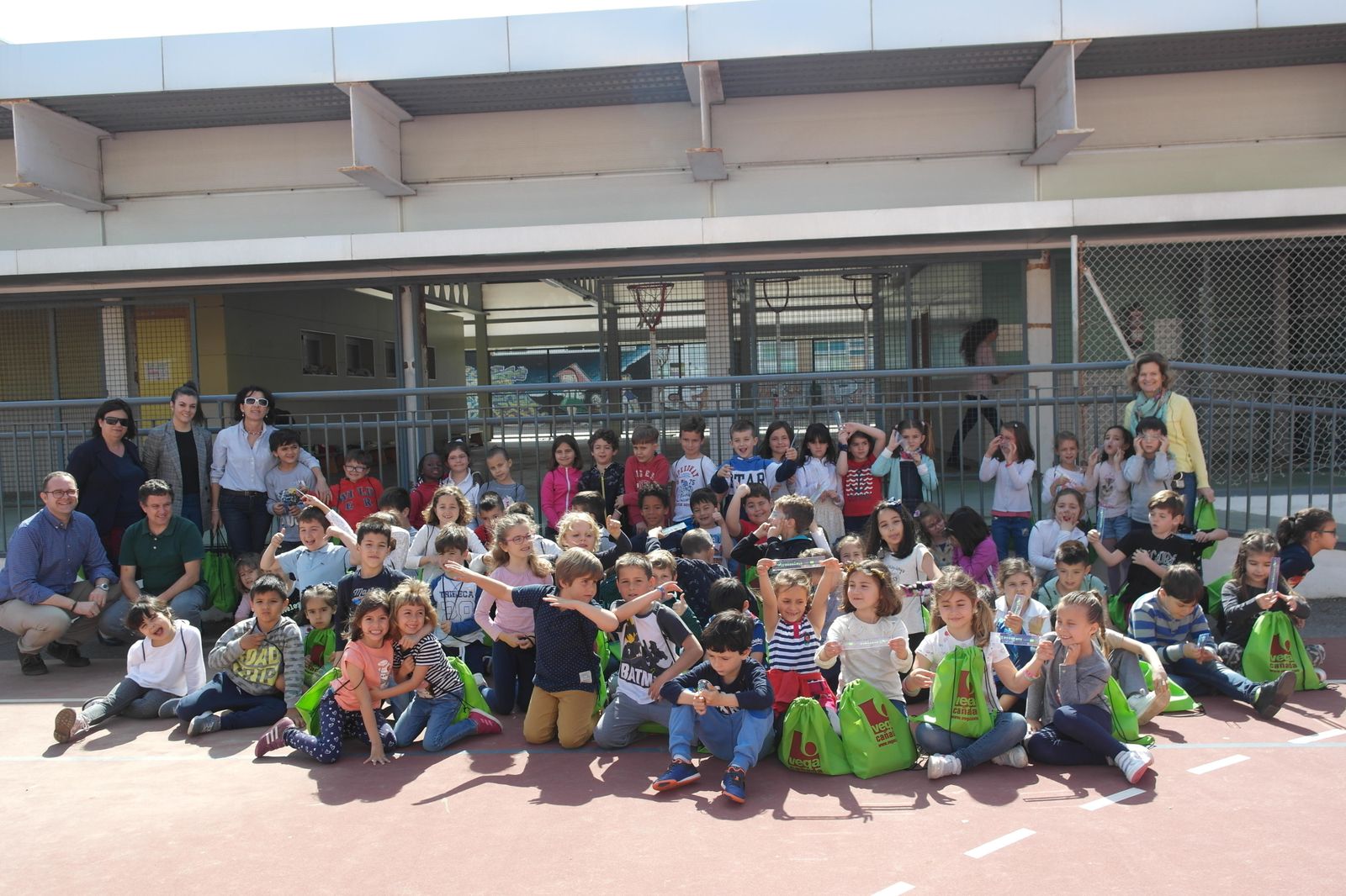 Acción de 'Coexplay' en el CEIP Mar Mediterráneo de la capital.