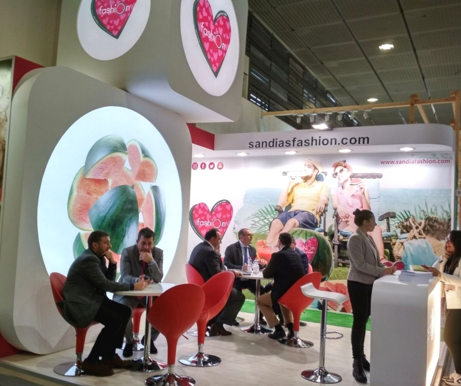 Expositor de Sandía Fashion en la pasada edición de Fruit Logistica.