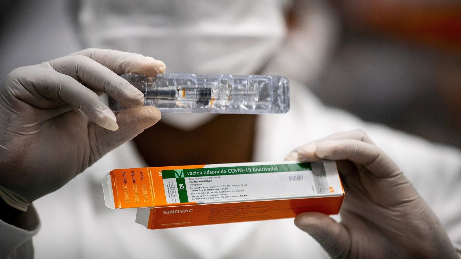 La vacuna contra la Covid-19 que empezaron a ser aplicadas en julio en Brasil.