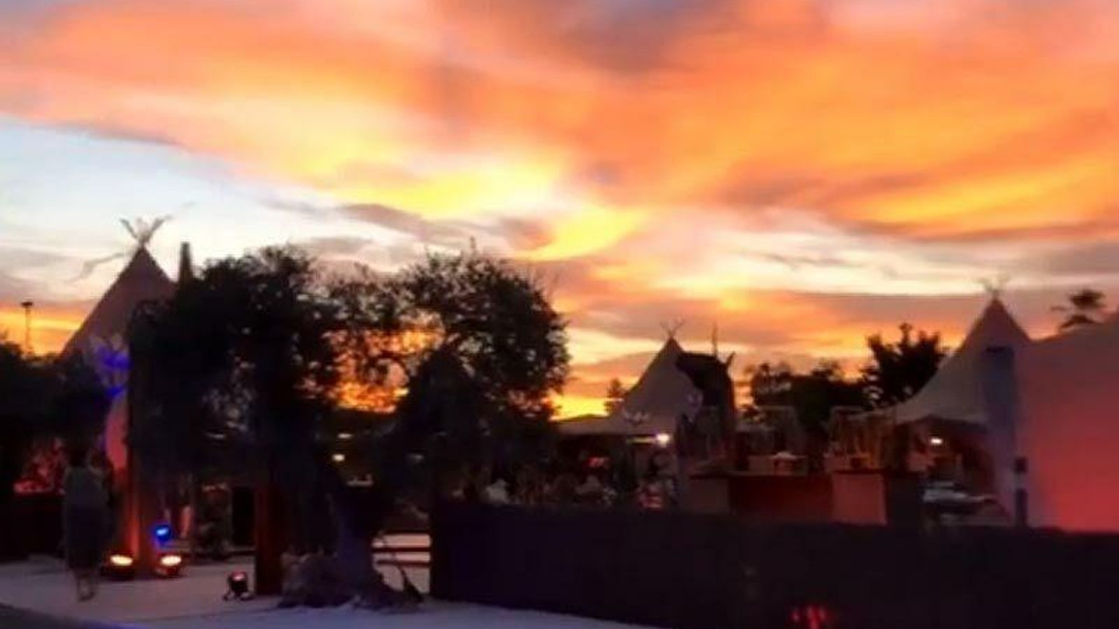 Poblado indio donde se sirvió el cóctel.