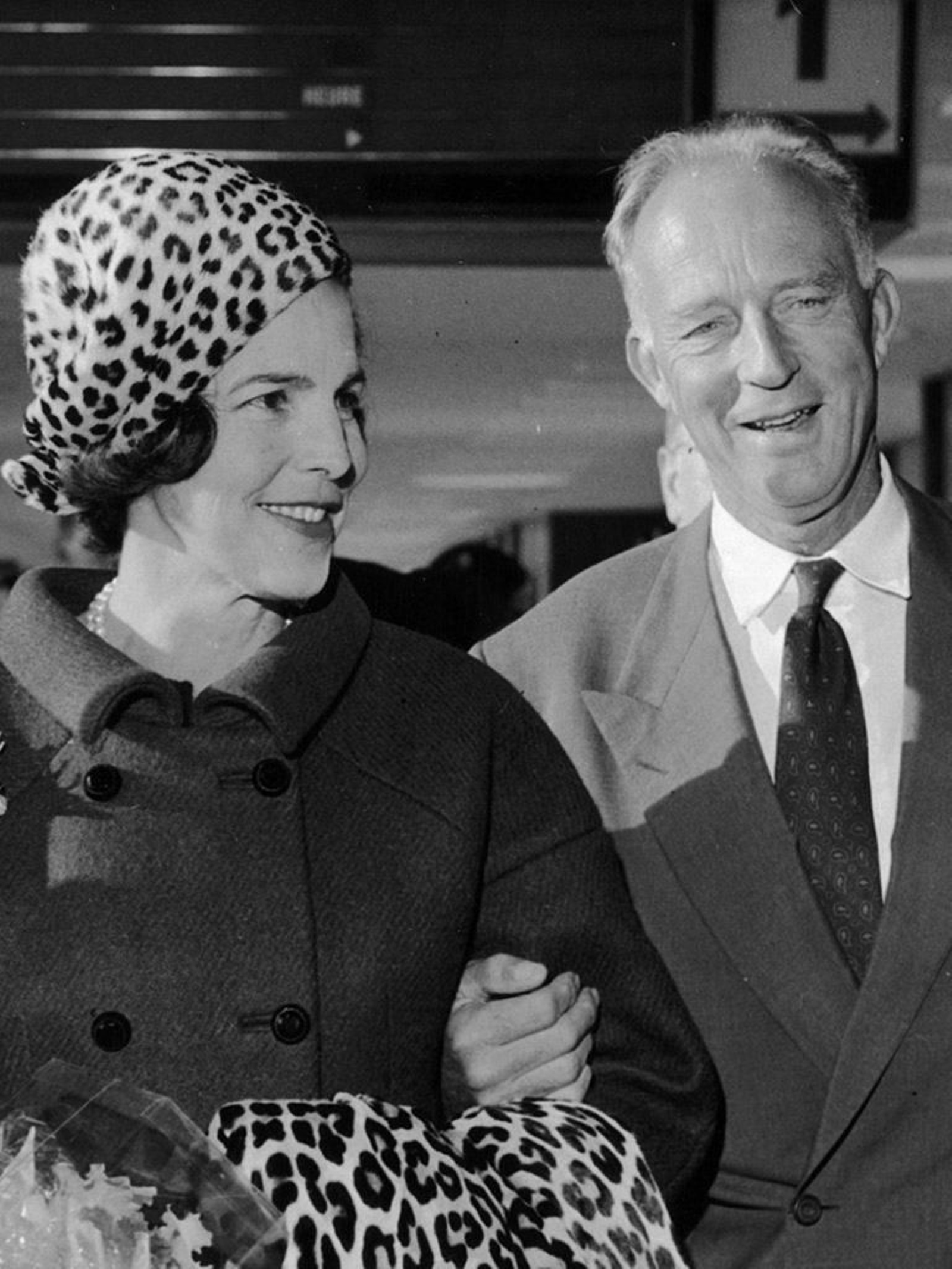 Lilian y el rey Leopoldo III.