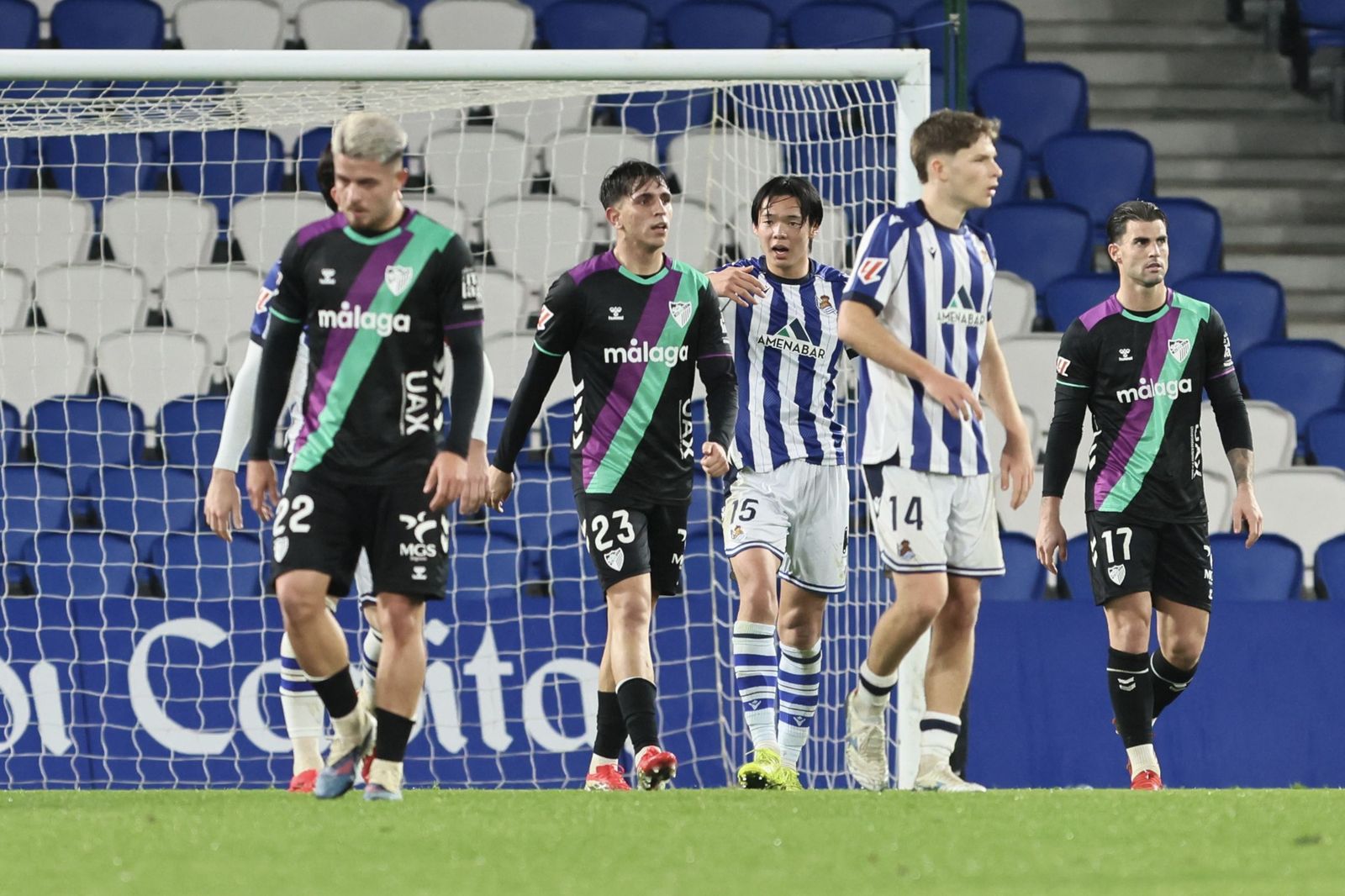 Real Sociedad-Málaga CF, en fotos