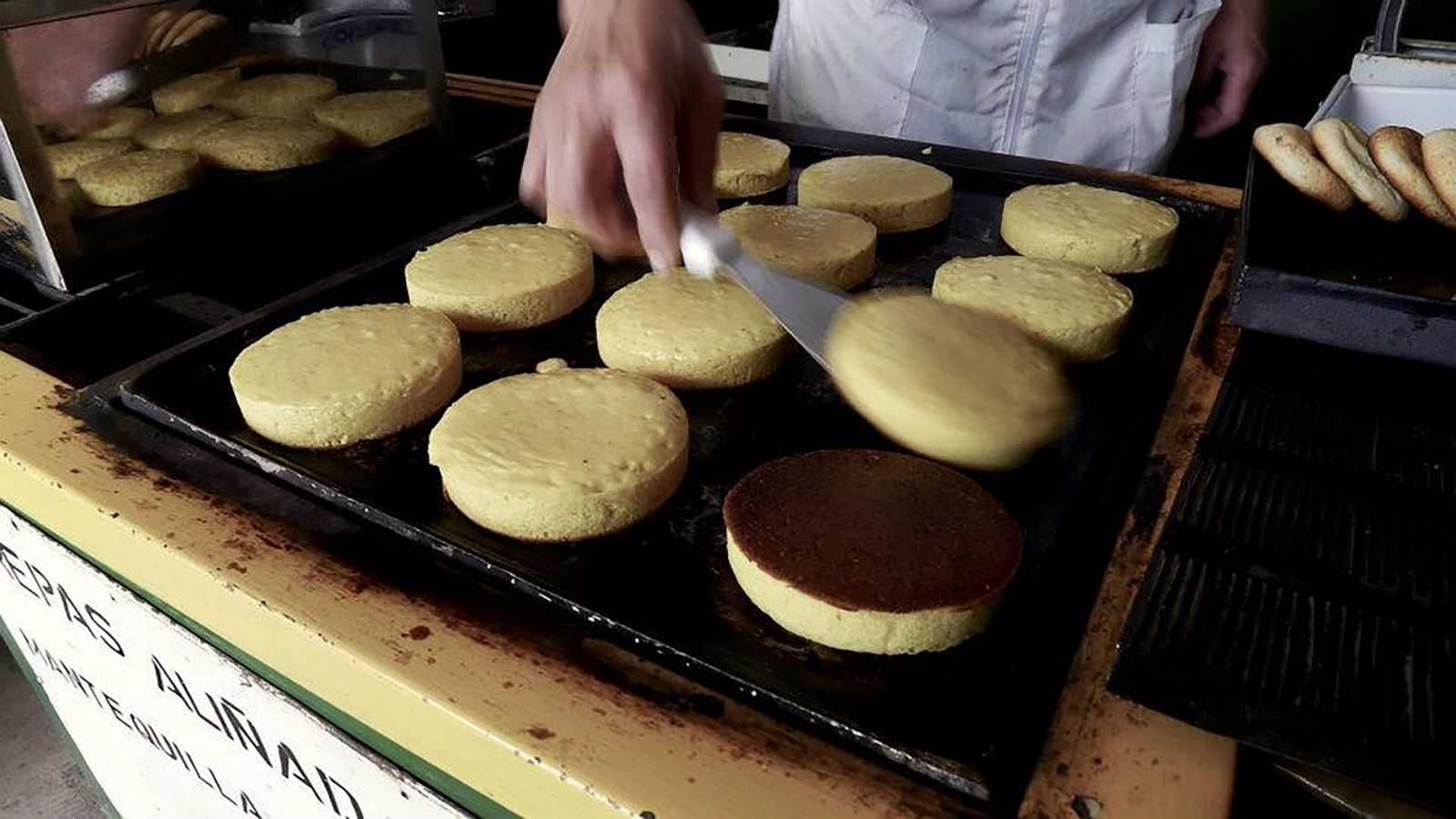 Arepas de chocolo, Salento, Colombia.
