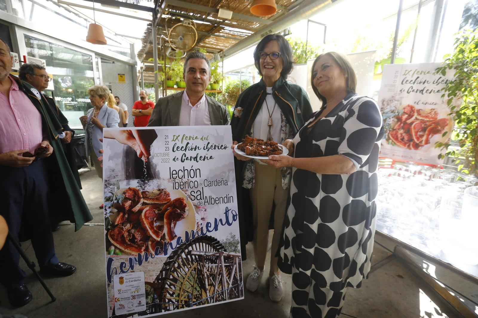 La presentación de la IX Feria del Lechón Ibérico de Cardeña, en fotografías