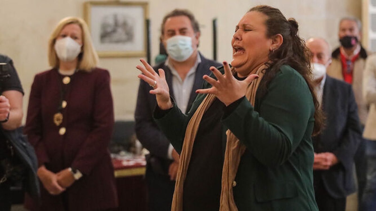 La cantaora Ana de los Reyes