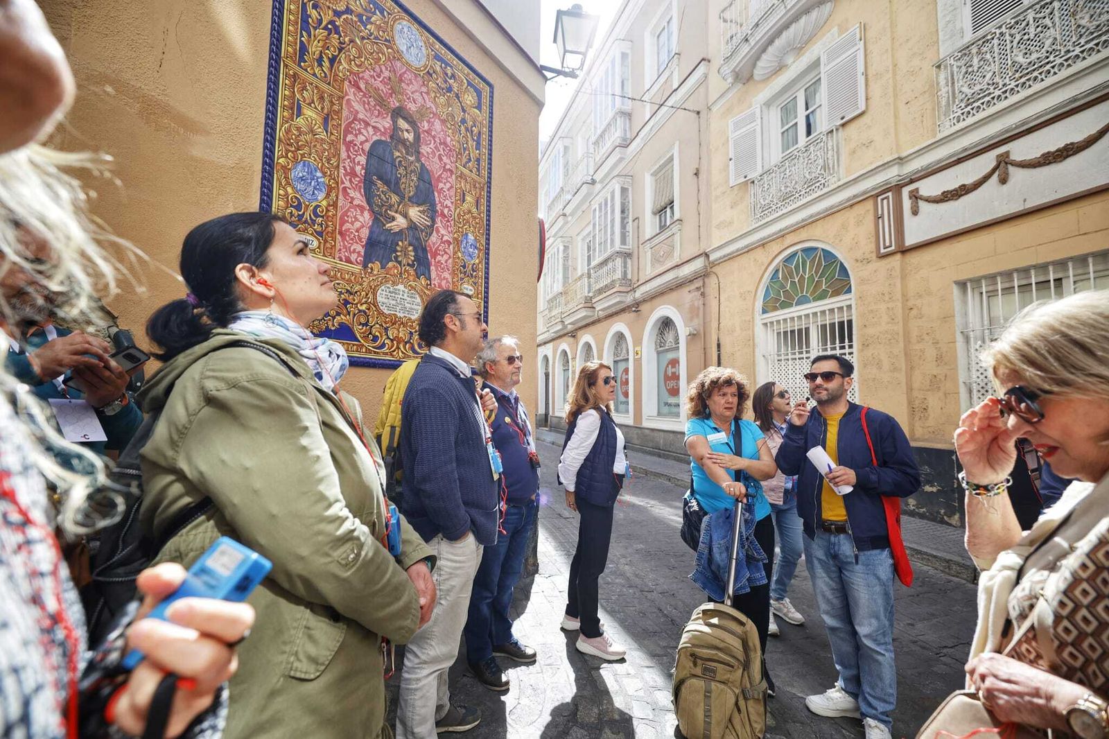 Una de las 'Ruta de Prensa' celebrada en el marco del Congreso de la Lengua Cádiz 2023.
