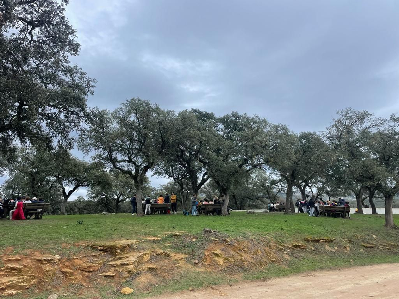 Escolares en las instalaciones de Reservatauro