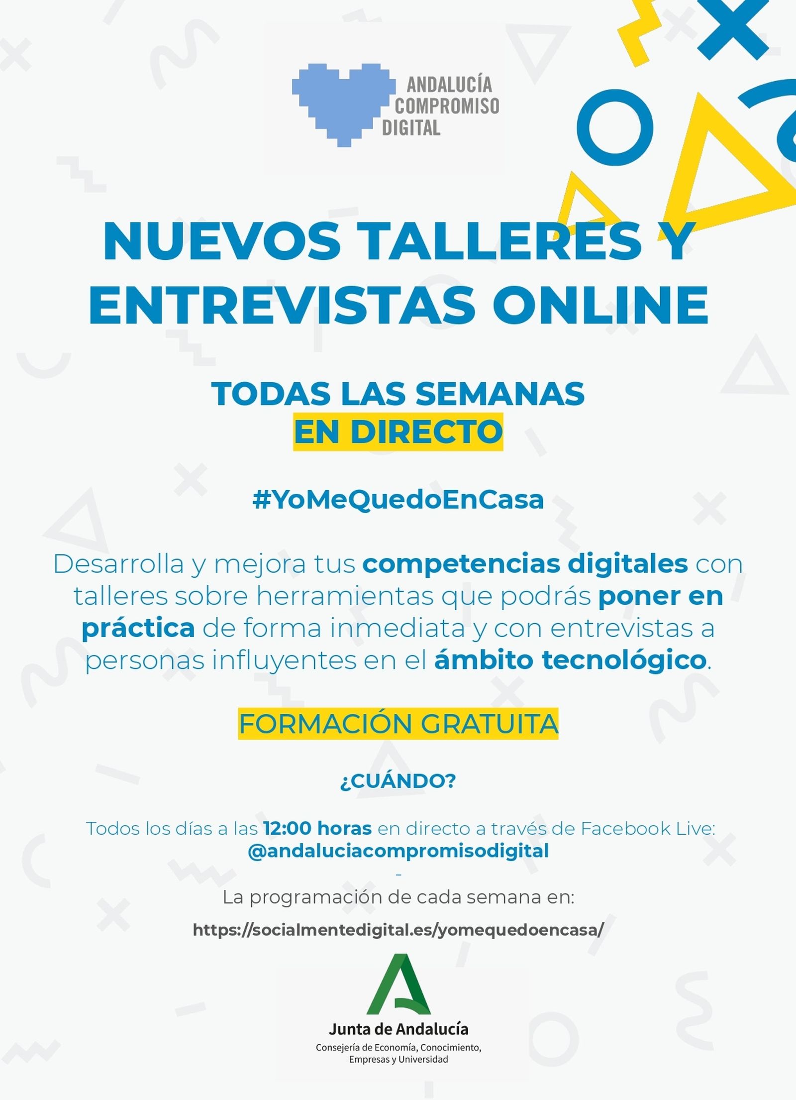 La Consejería de Economía, Conocimiento, Empresas y Universidad lanza cursos online cada semana.