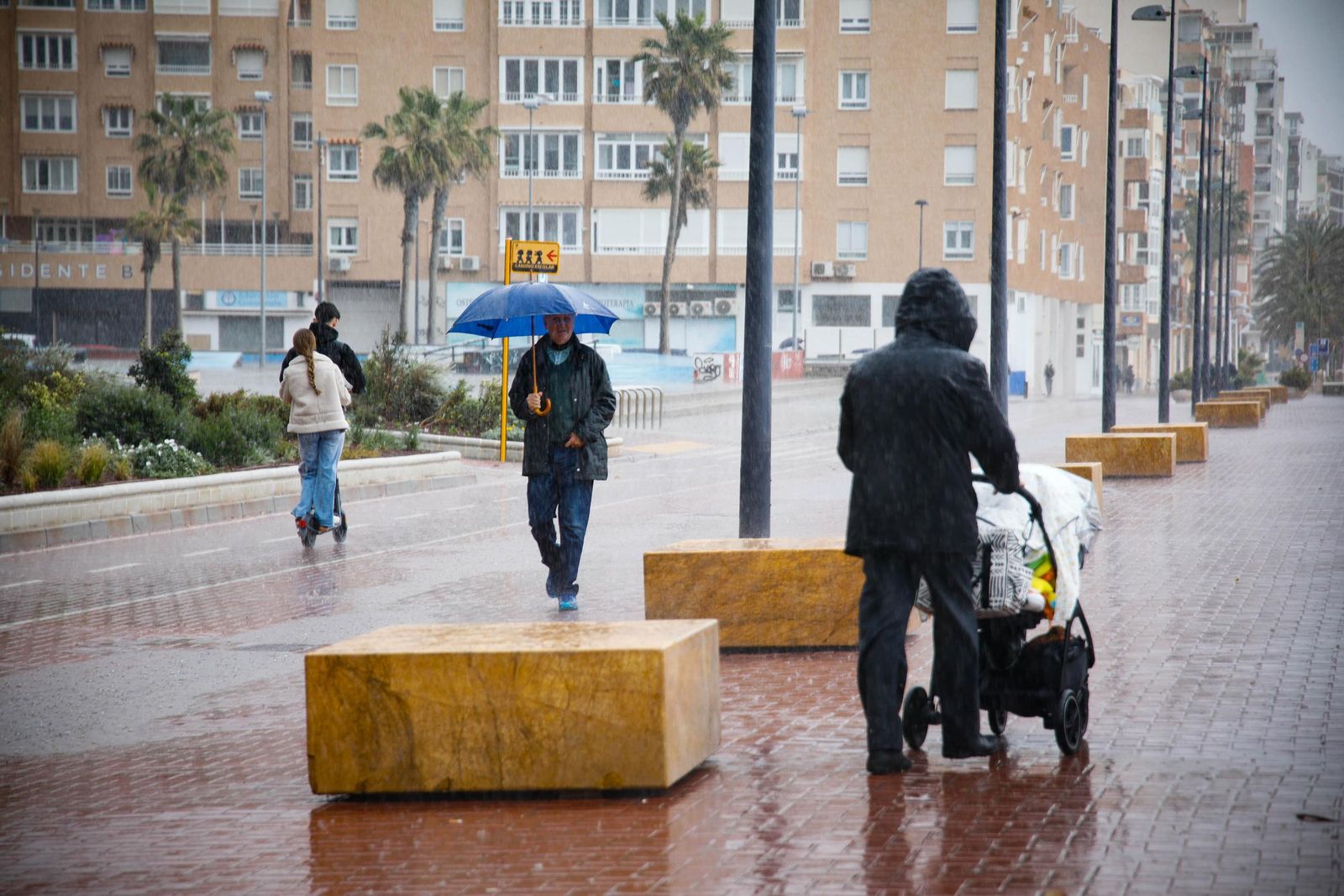 Las mejores imágenes de la lluvia en Almería