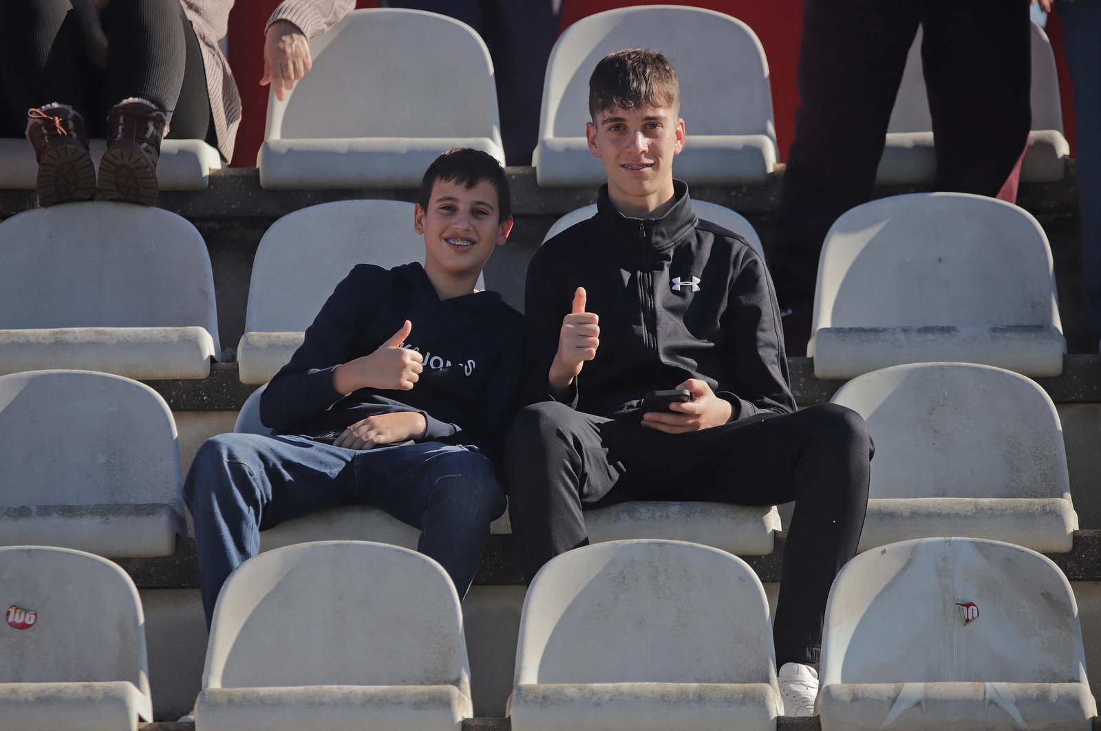 Búscate en el Nuevo Mirador durante el Algeciras - Atlético Madreliño de Primera Federación