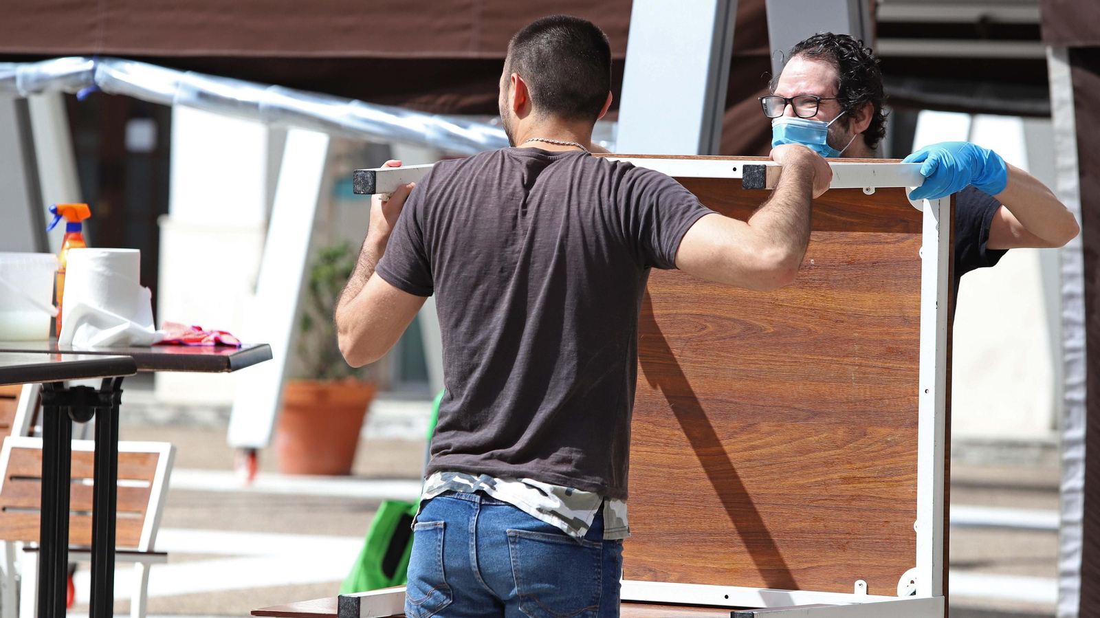 Bares de la comarca durante el desconfinamiento