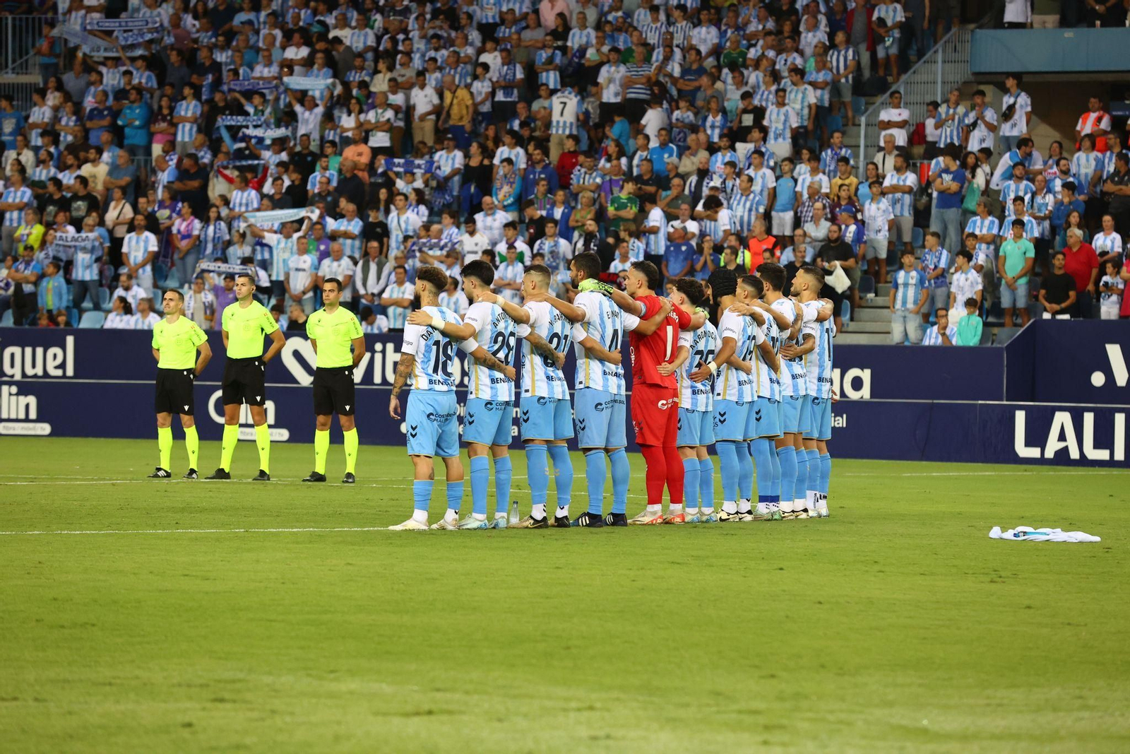 El Málaga CF - Elche, en fotos