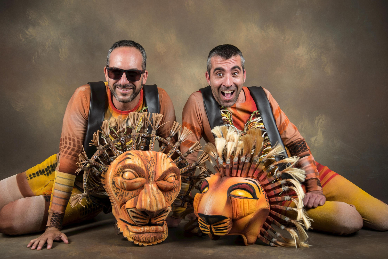Manolo Morera y Carlos Mení en una imagen promocional de su obra 'Me reí, león (El musimal)'. Manolo Morera y Carlos Mení en una imagen promocional de su obra 'Me reí, león (El musimal)'.