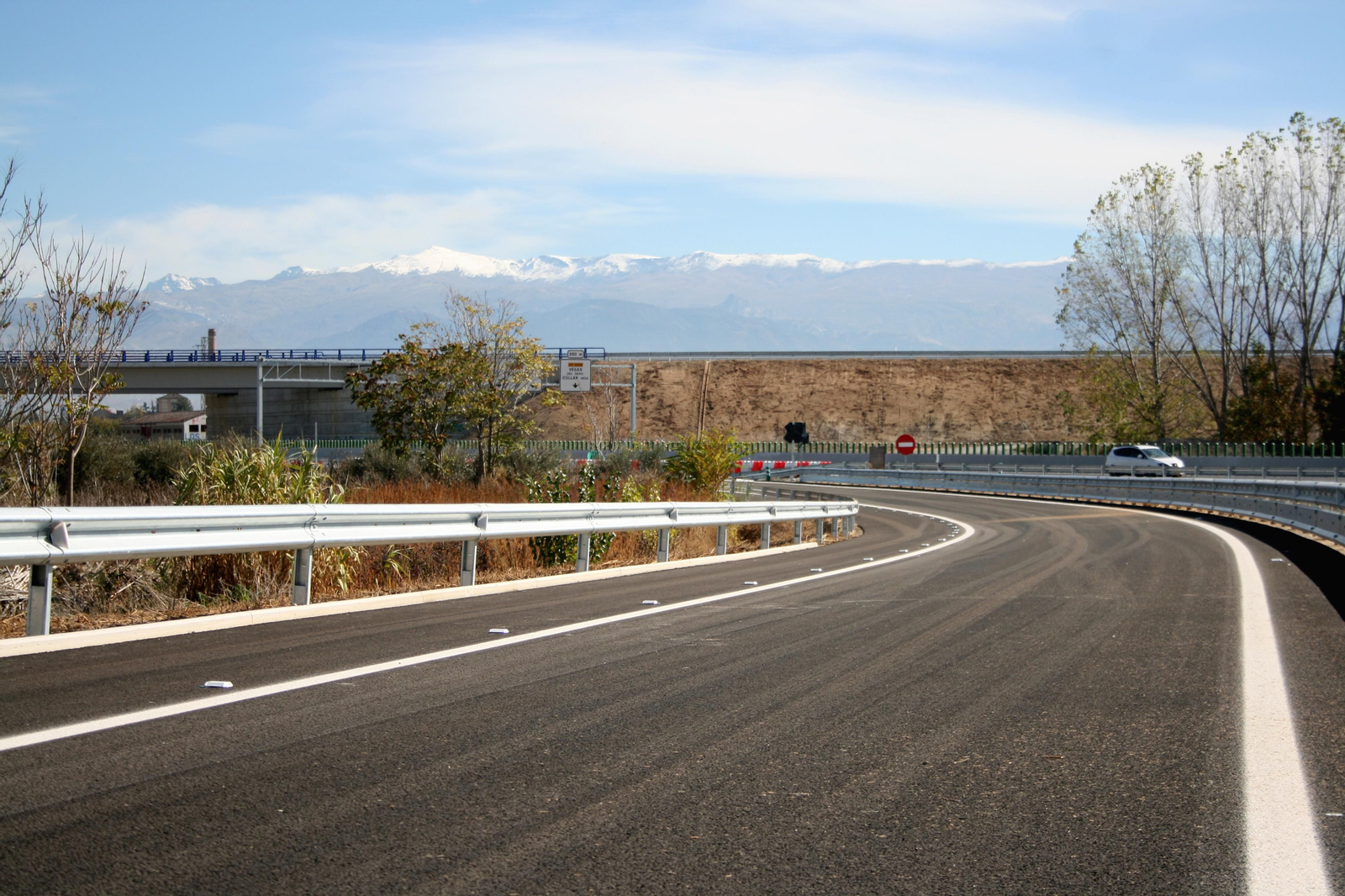 Fotos de la recta final de las obras de la Segunda Circunvalación de Granada