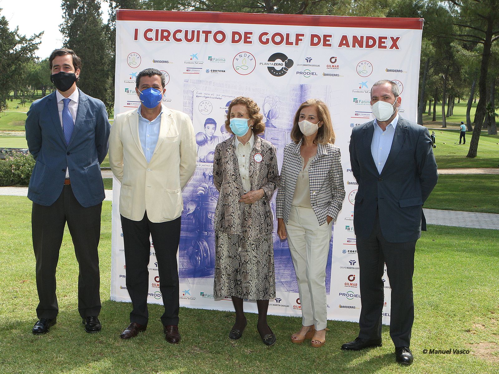 Presentación del I Circuito de Golf Solidario de Andex a favor de la Planta Zero en Cádiz.